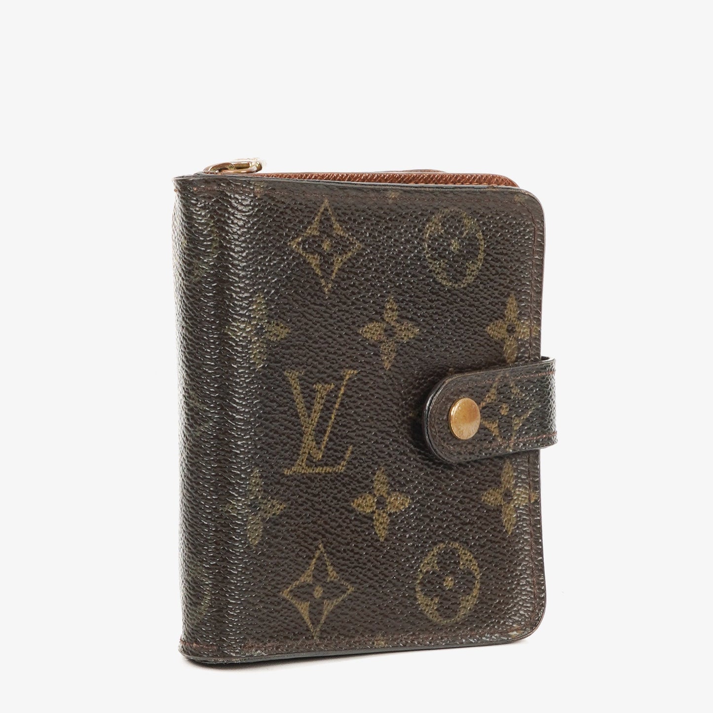 Louis Vuitton Monogram Canvas Compact Zippy Wallet