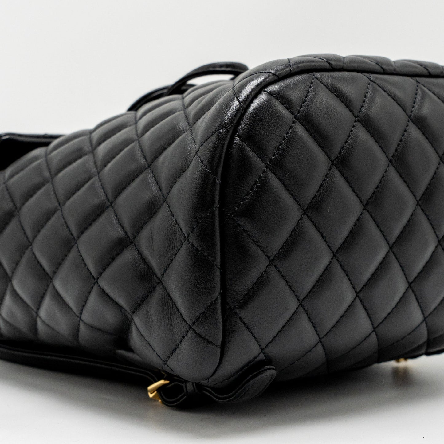 Chanel Urban Spirit Flap Backpack Lambskin Black