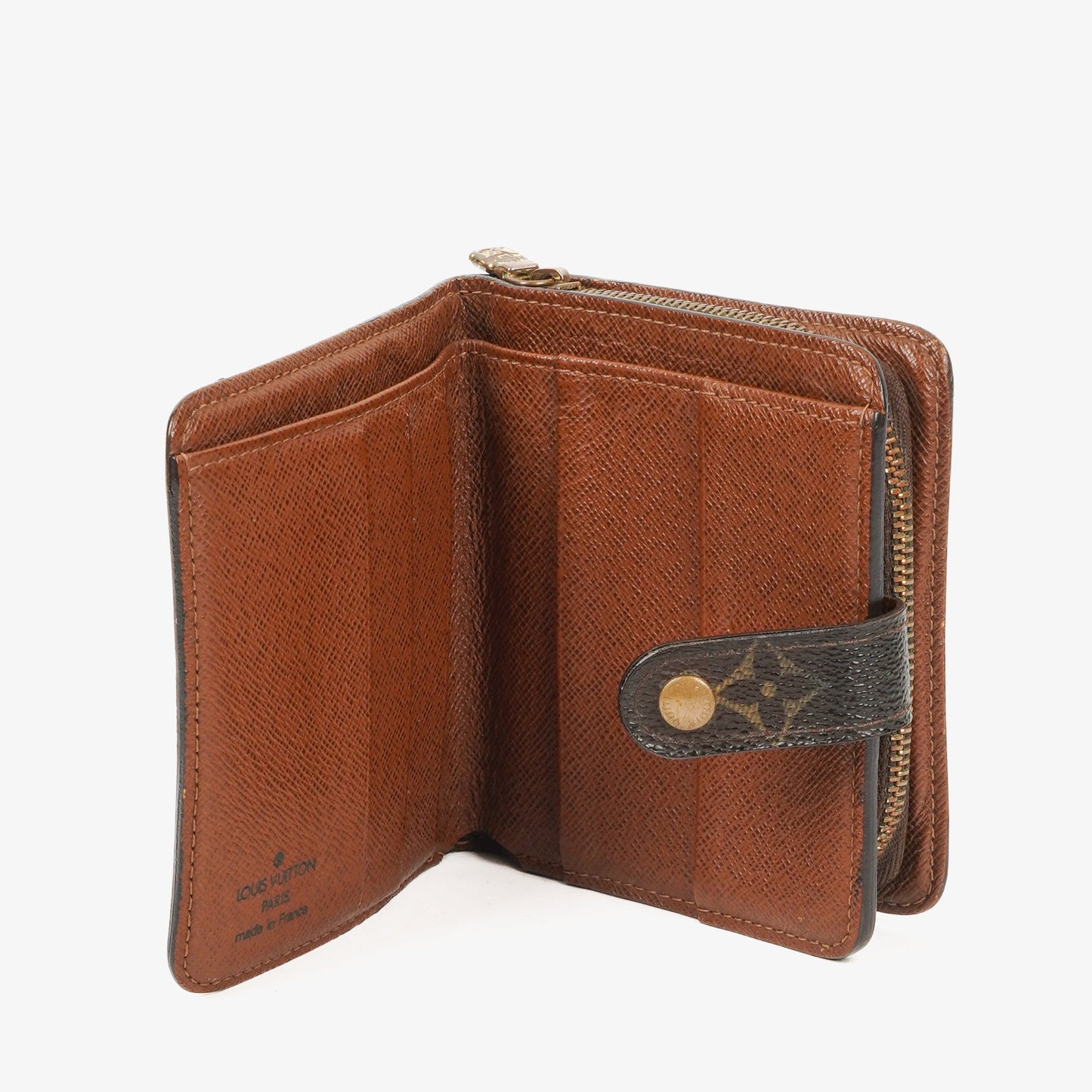 Louis Vuitton Monogram Canvas Compact Zippy Wallet