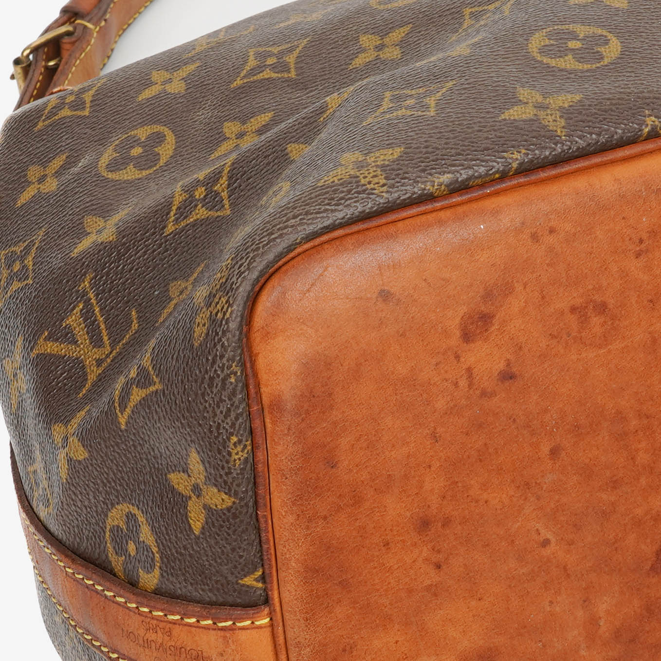 Louis Vuitton Petit Noe Monogram Canvas Shoulder Bag