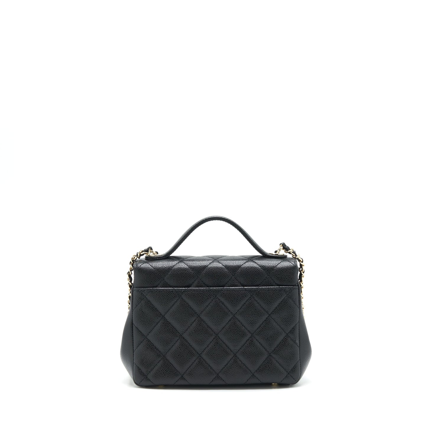 Chanel 22P Small Business Affinity Grained Calfskin Black L