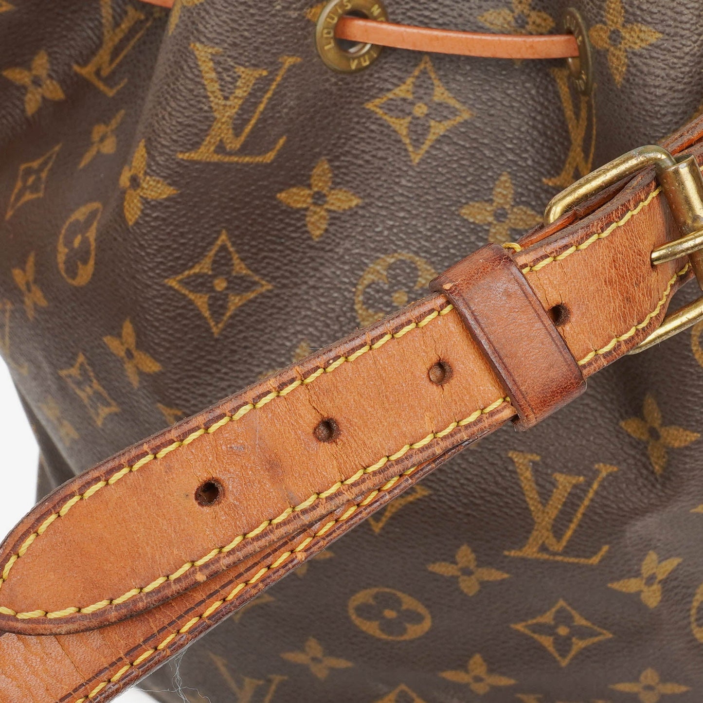 Louis Vuitton Petit Noe Monogram Canvas Shoulder Bag