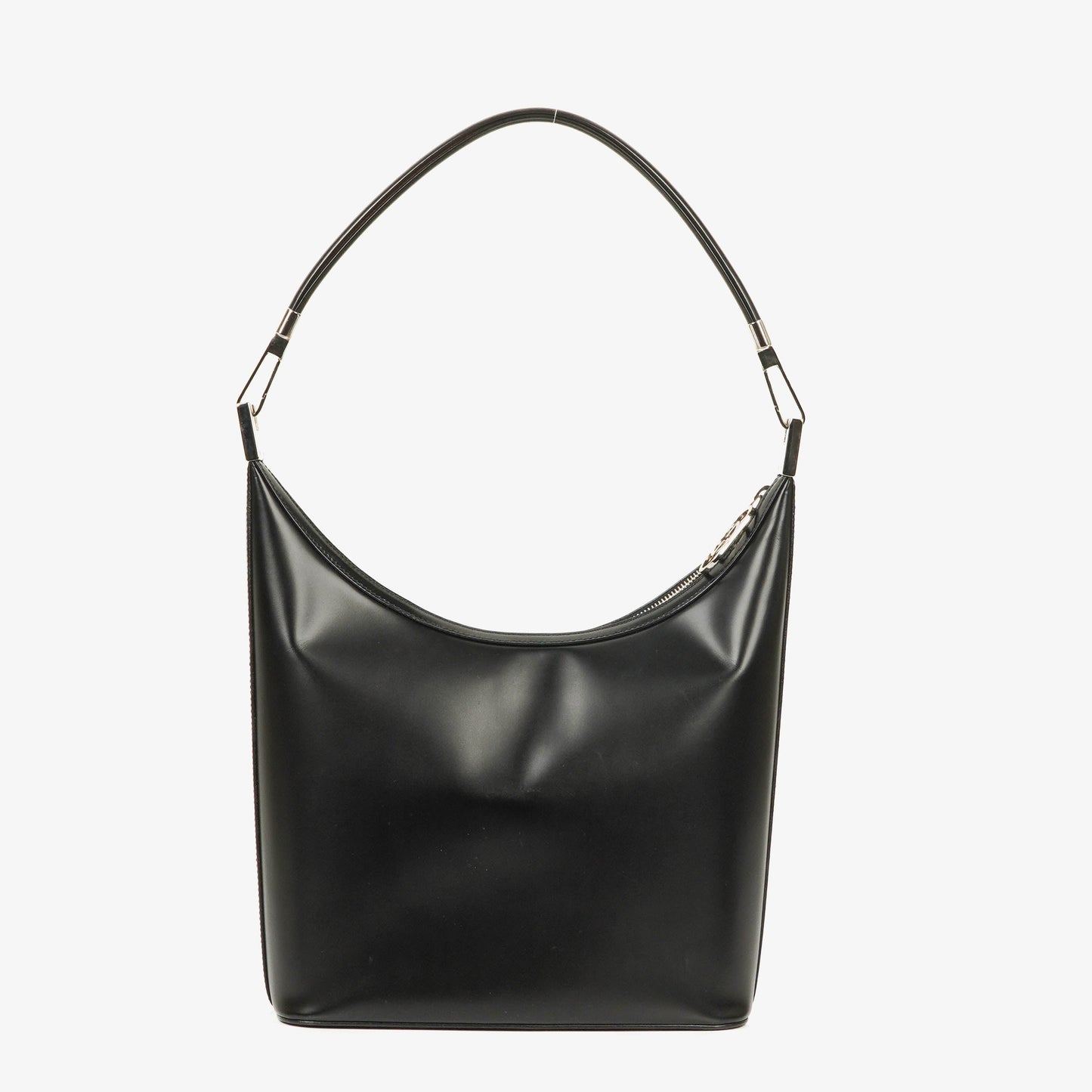 Gucci Black Leather Hobo Shoulder Bag