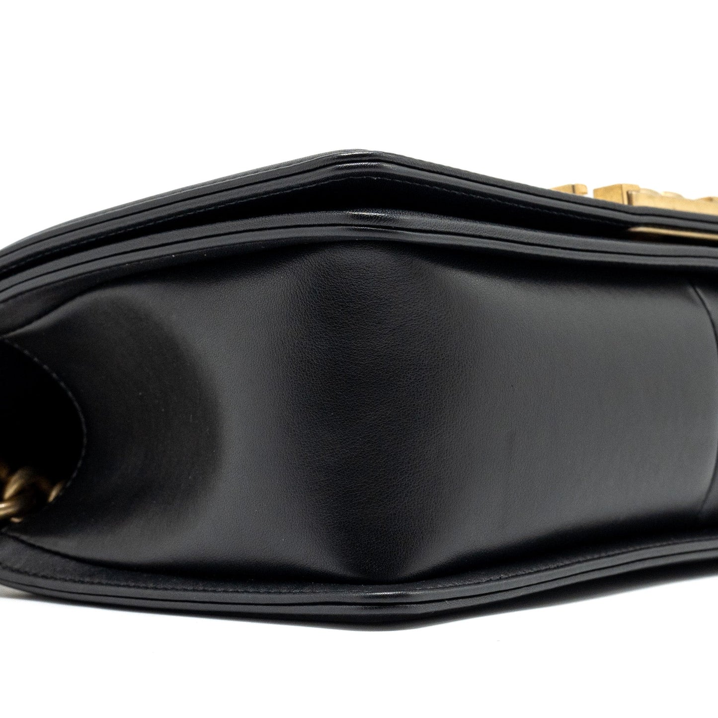 Chanel Medium Boy Bag Smooth Calfskin Black  (Microchip)