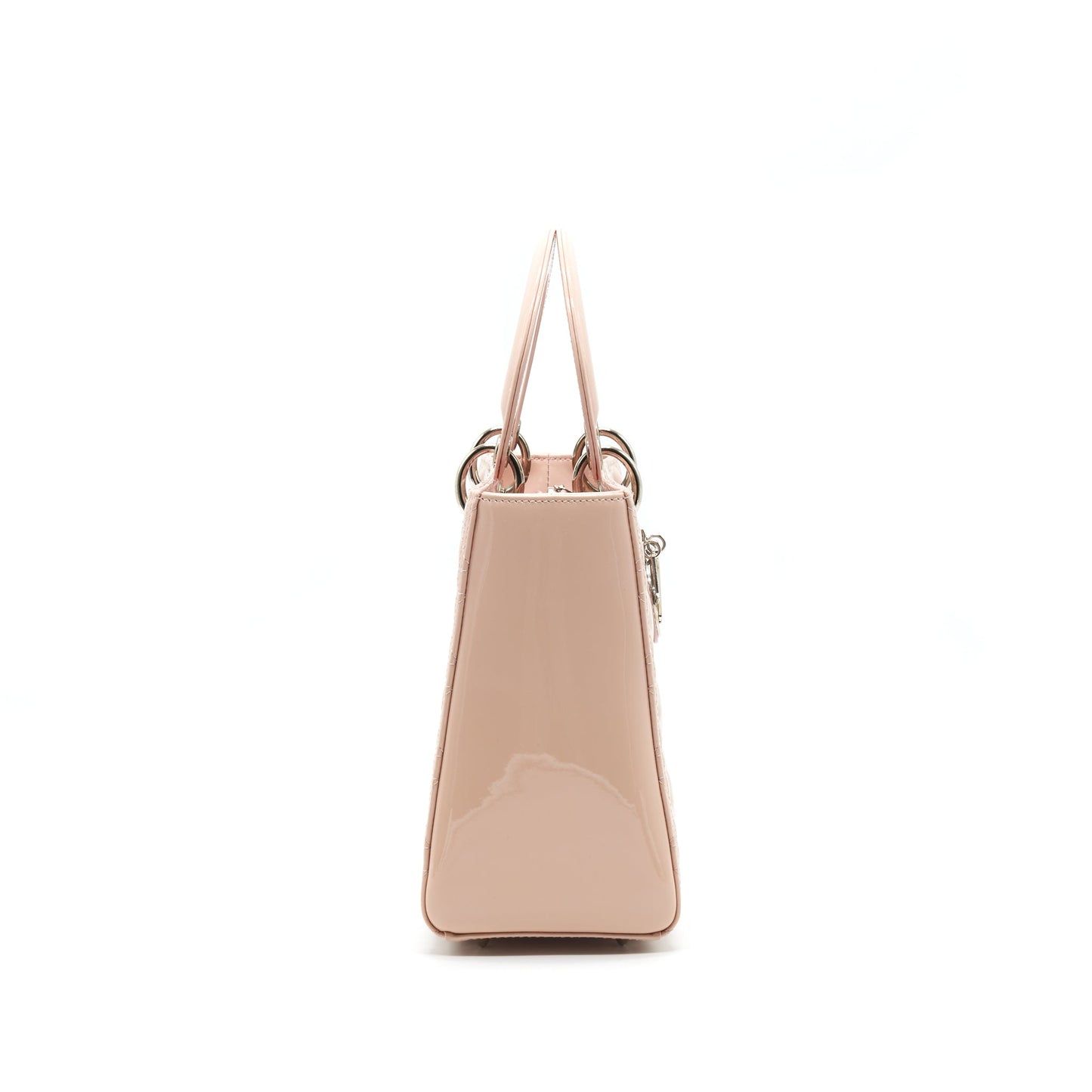 Dior Lady Dior Medium patent Leather pink with