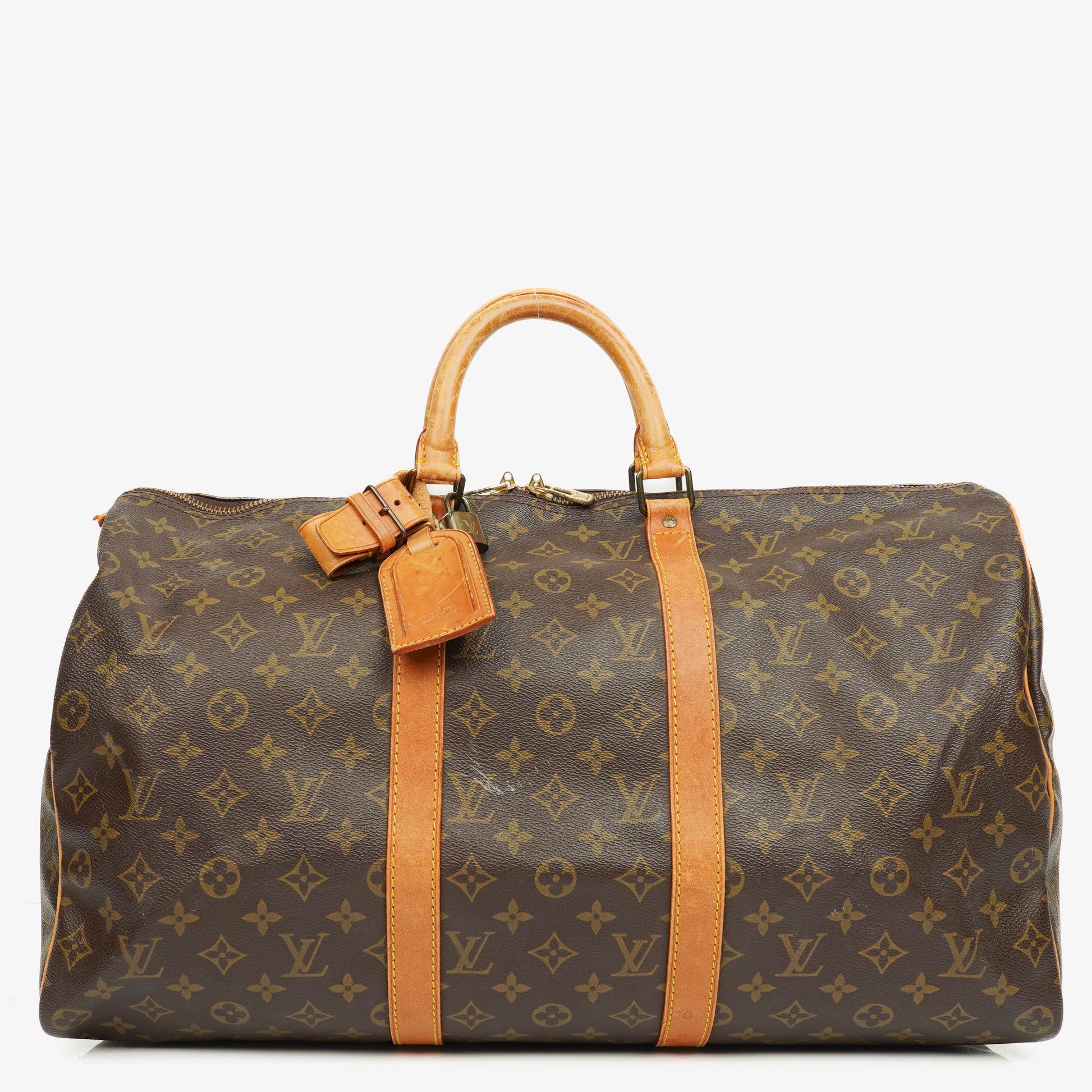 Louis Vuitton Keepall 50 Monogram Canvas Travel Bag