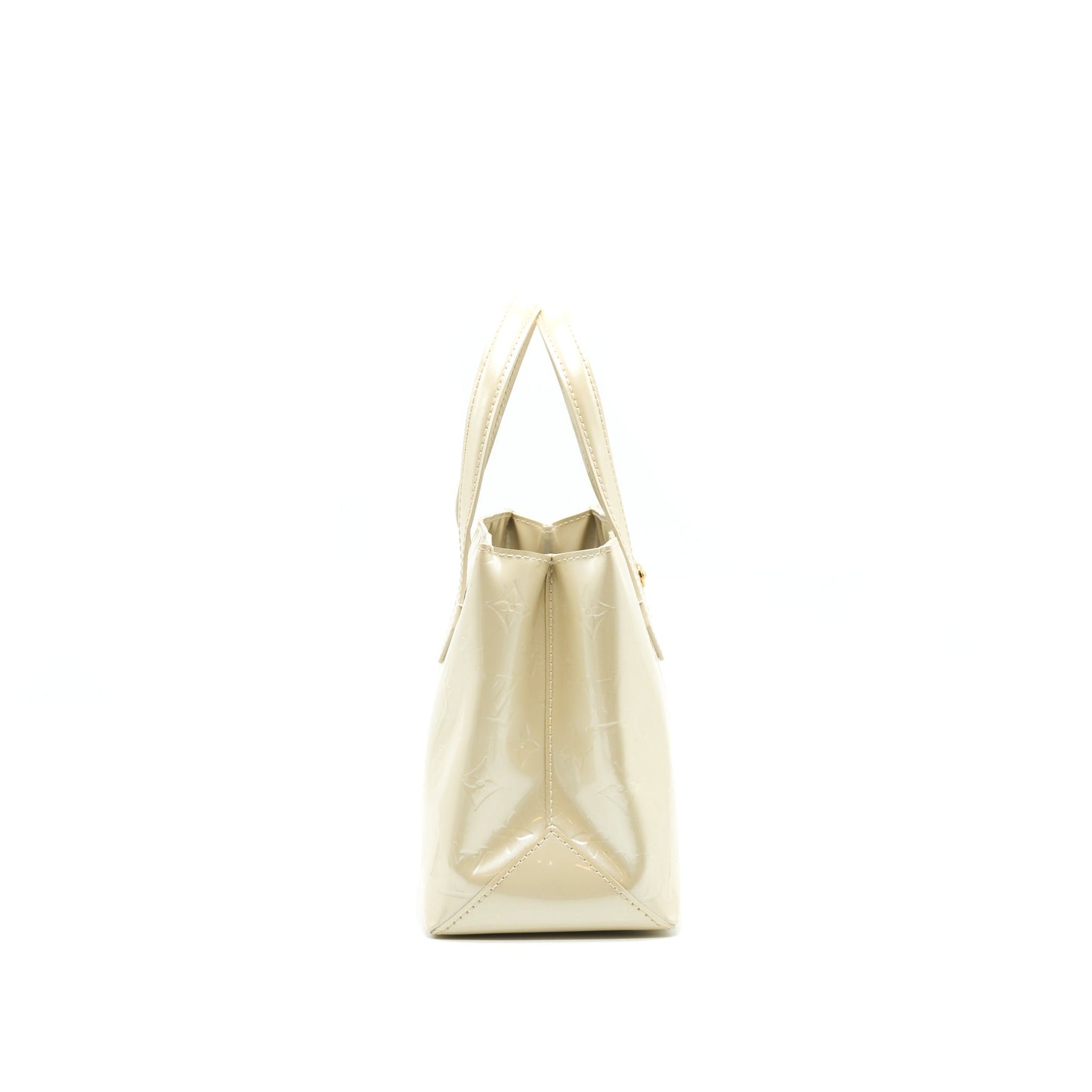 Louis Vuitton Beige Monogram Vernis Wilshire PM Bag