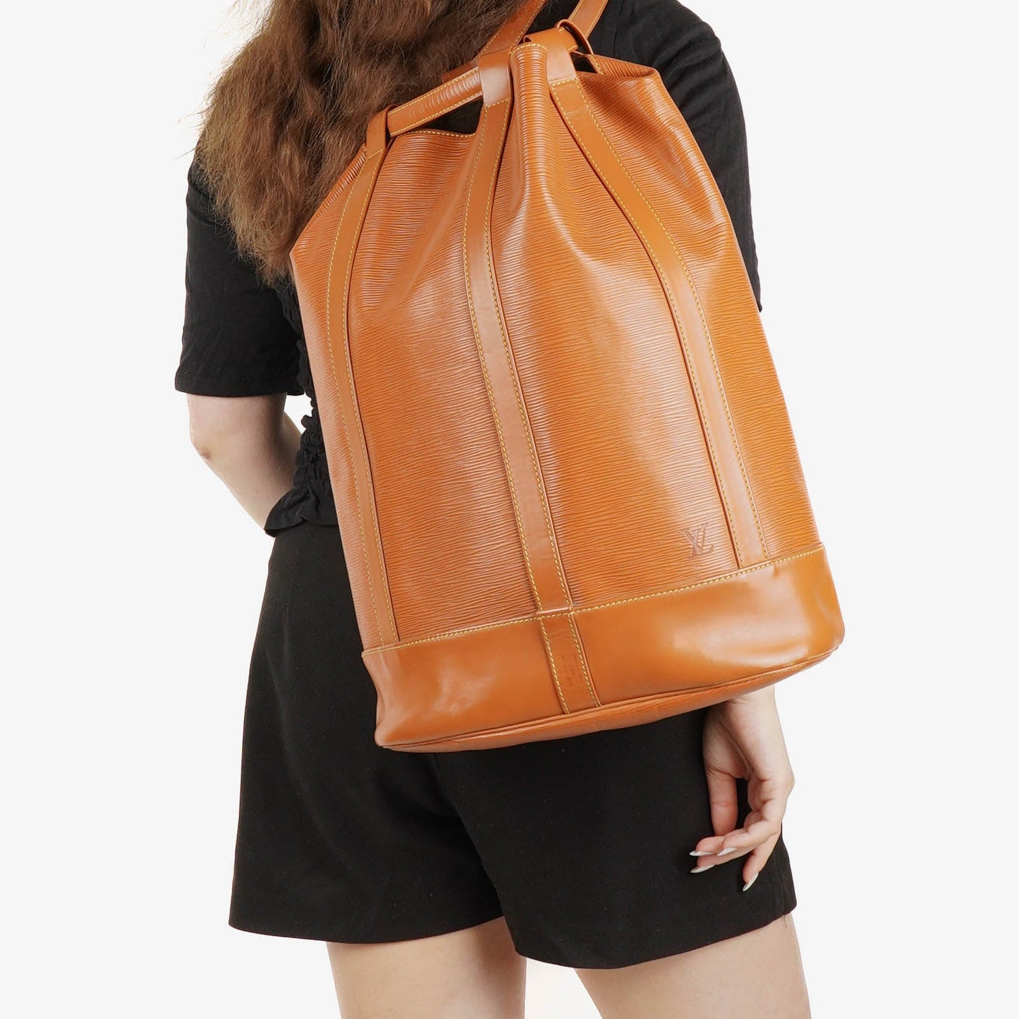 Louis Vuitton Randonnee GM Brown EPI Leather Backpack