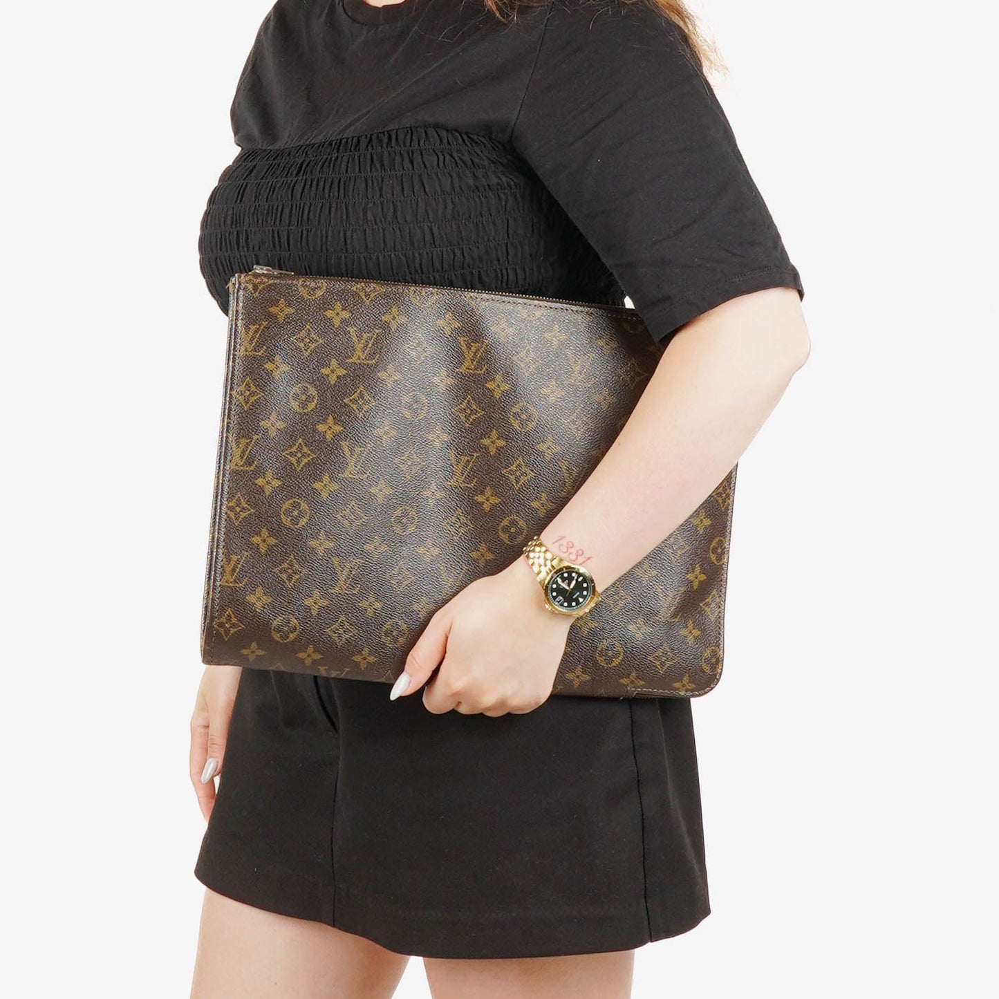 Louis Vuitton Monogram Canvas Poche Documents Portfolio Case