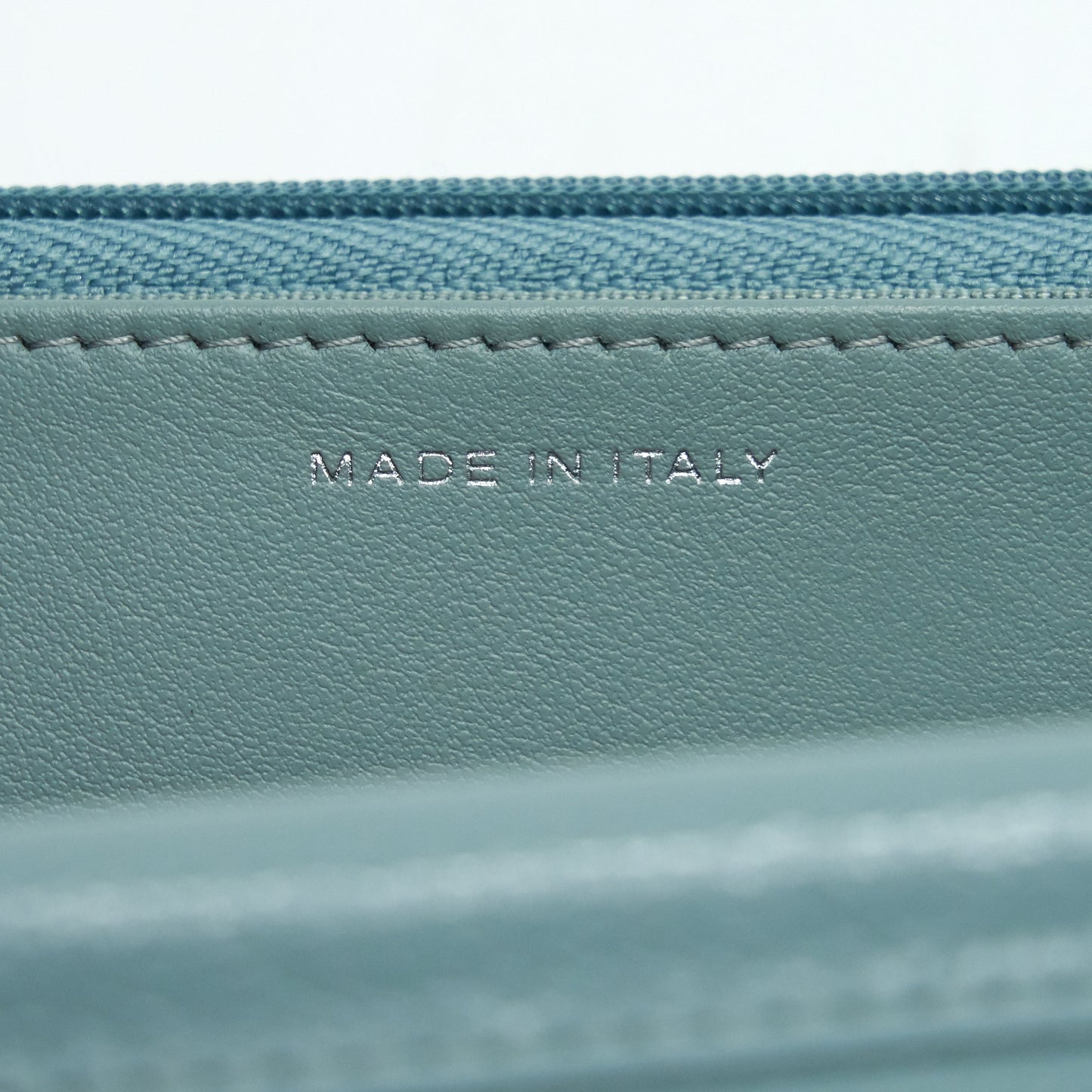 Chanel Wallet On Chain Caviar Pearly Light Blue