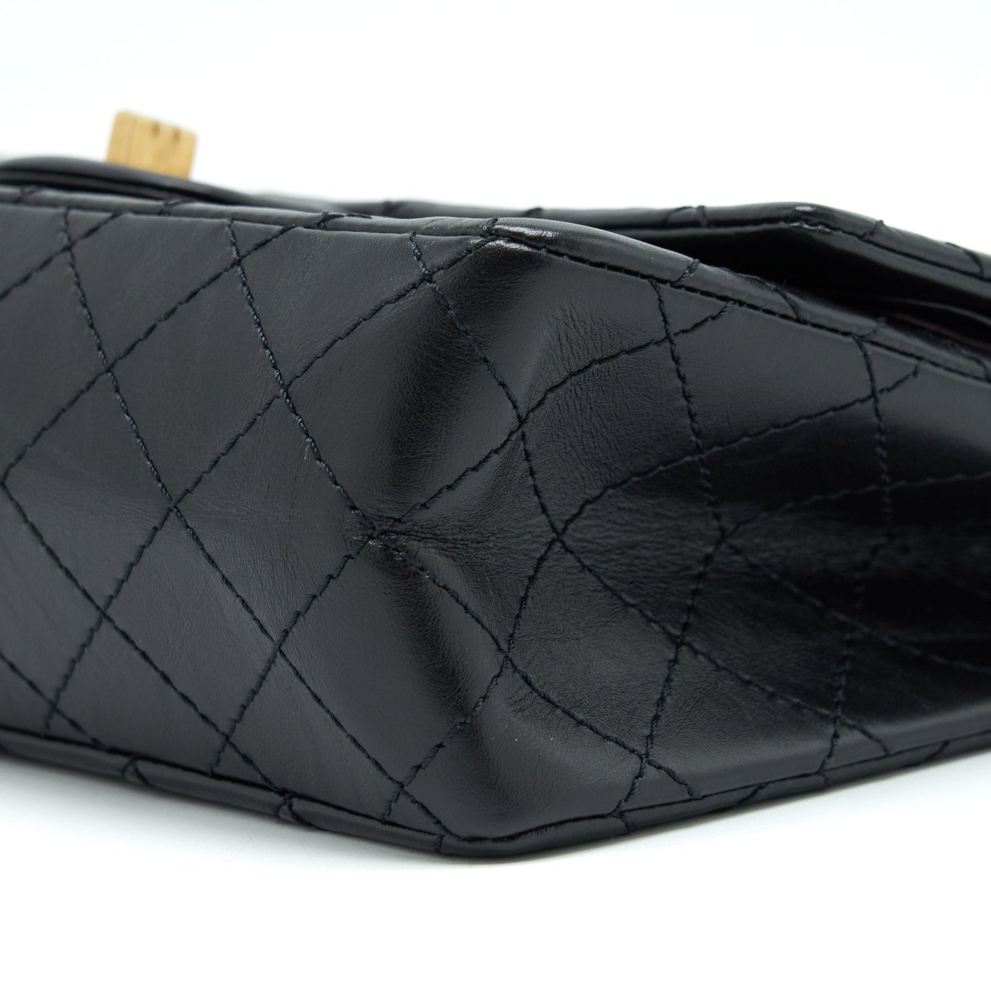 Chanel Small Reissue 2.55 Flap Bag Black Brushed