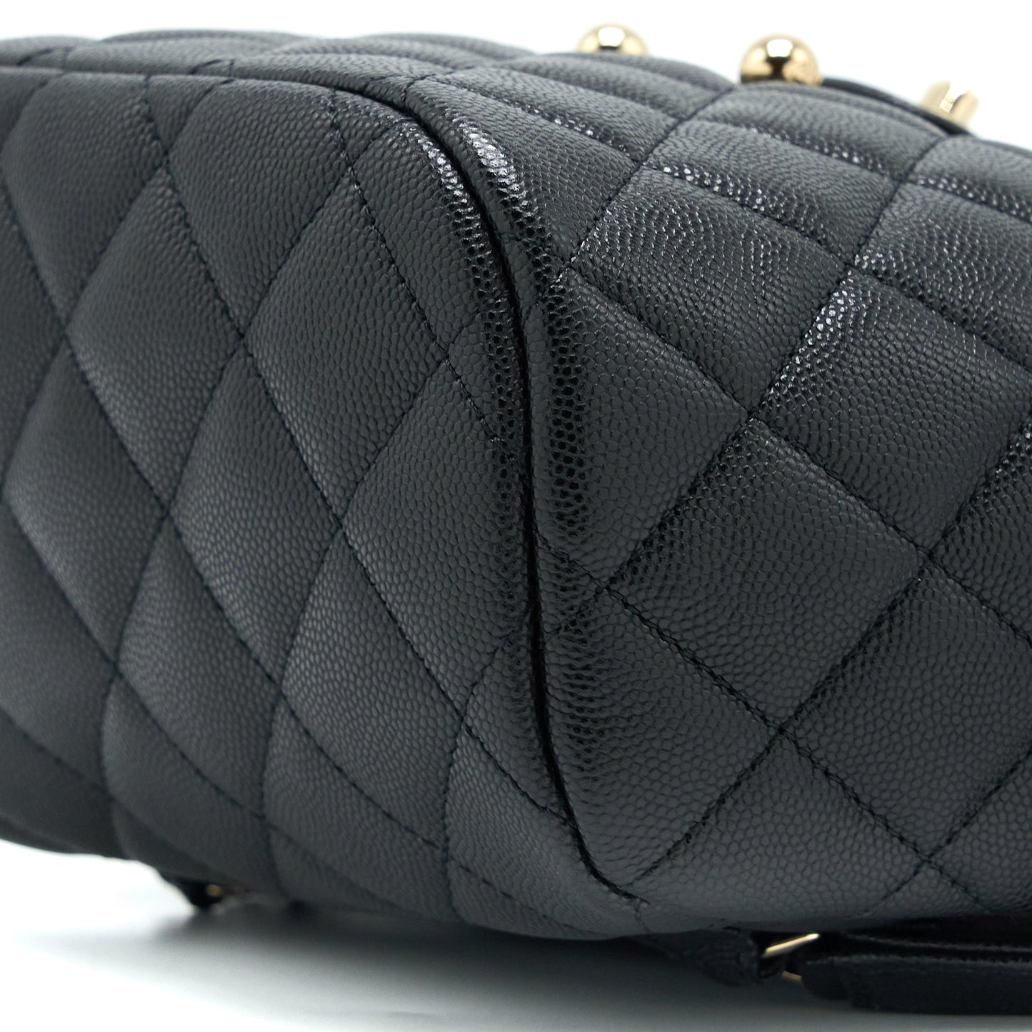 Chanel 23s Mini Flap Backpack Caviar Black L (Microchip)