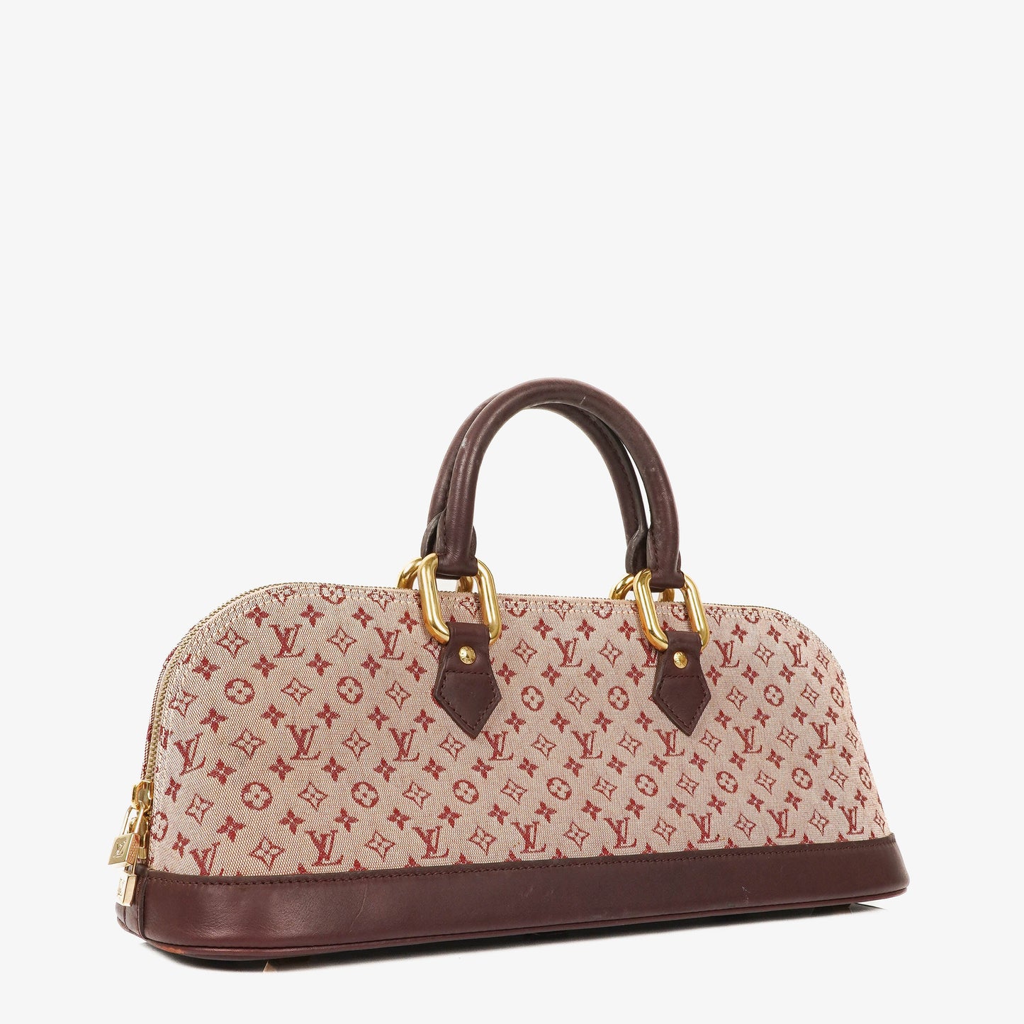 Louis Vuitton Mini Alma Long Cherry Monogram Handbag