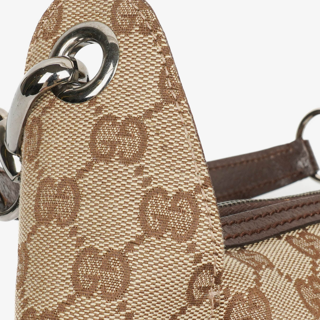 Gucci Monogram Canvas Mini Handbag
