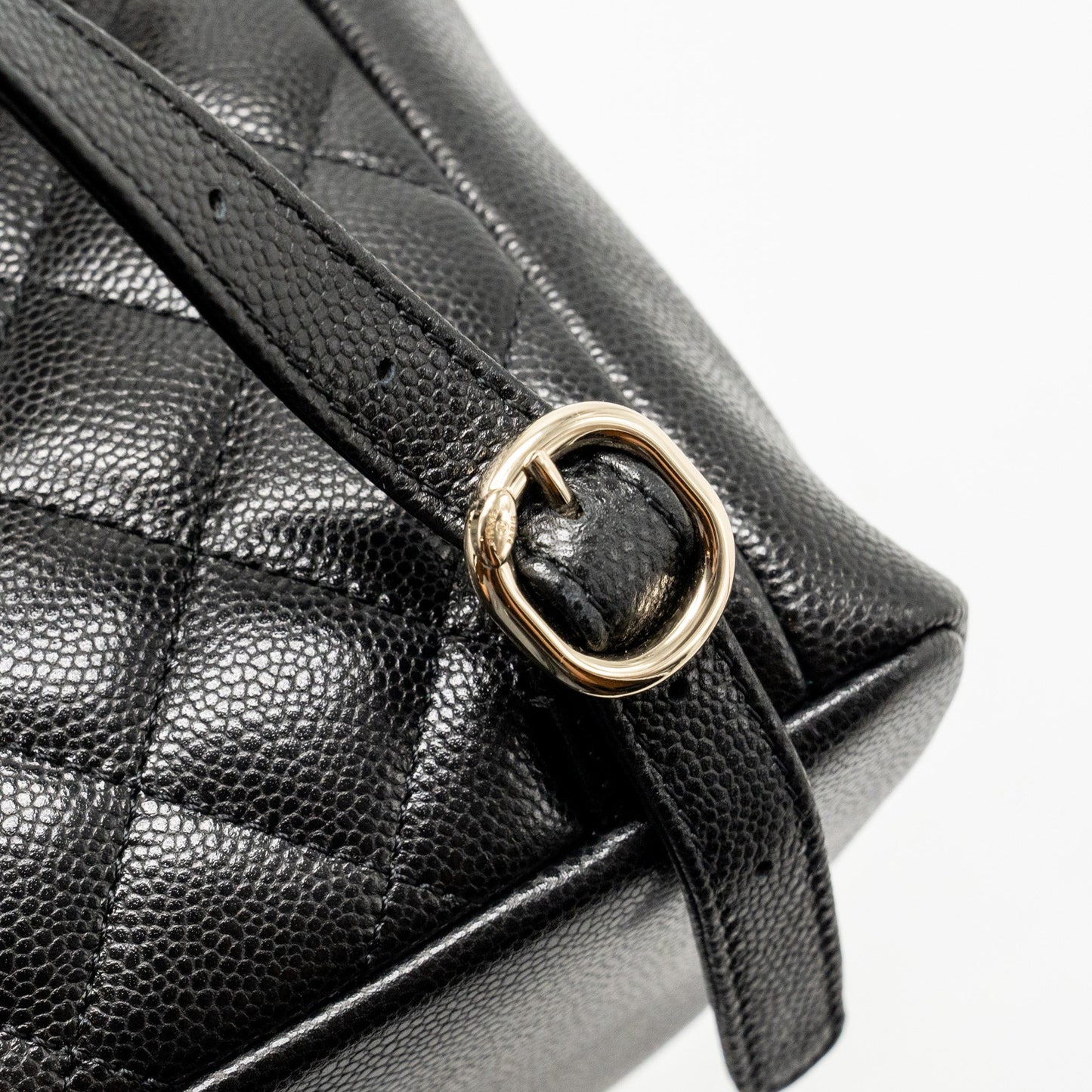 Chanel Triple Pack Duma Backpack Caviar Black L (Microchip)