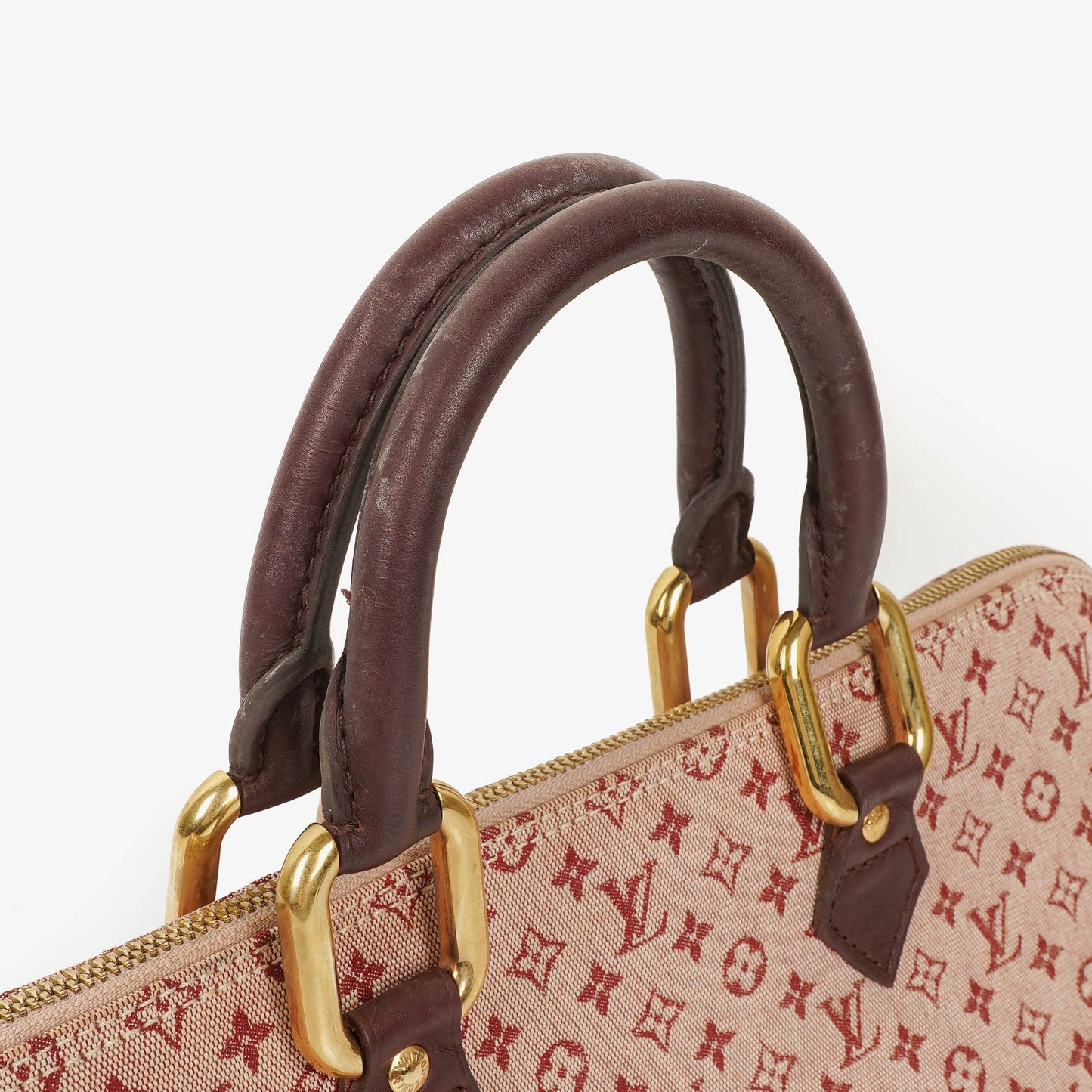 Louis Vuitton Mini Alma Long Cherry Monogram Handbag