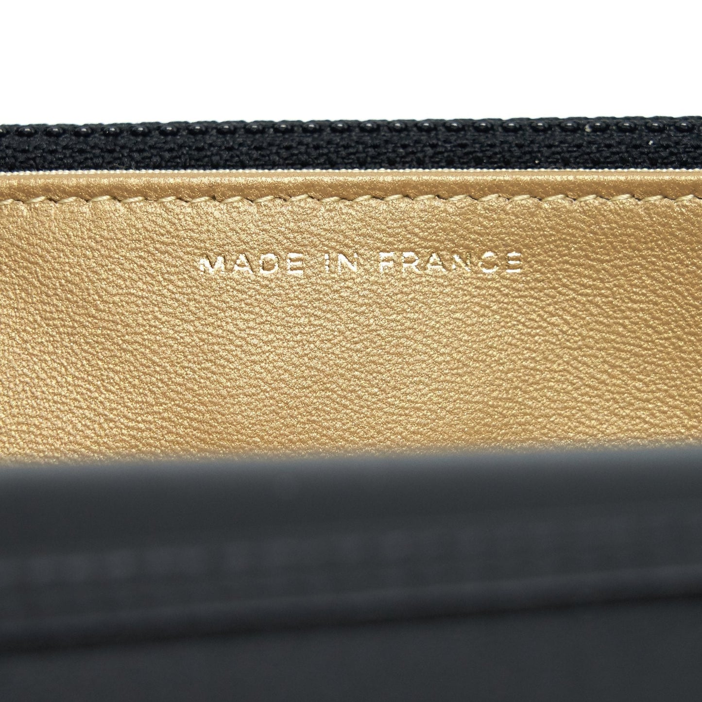Chanel 22C Pearl Crush Wallet On Chain Black