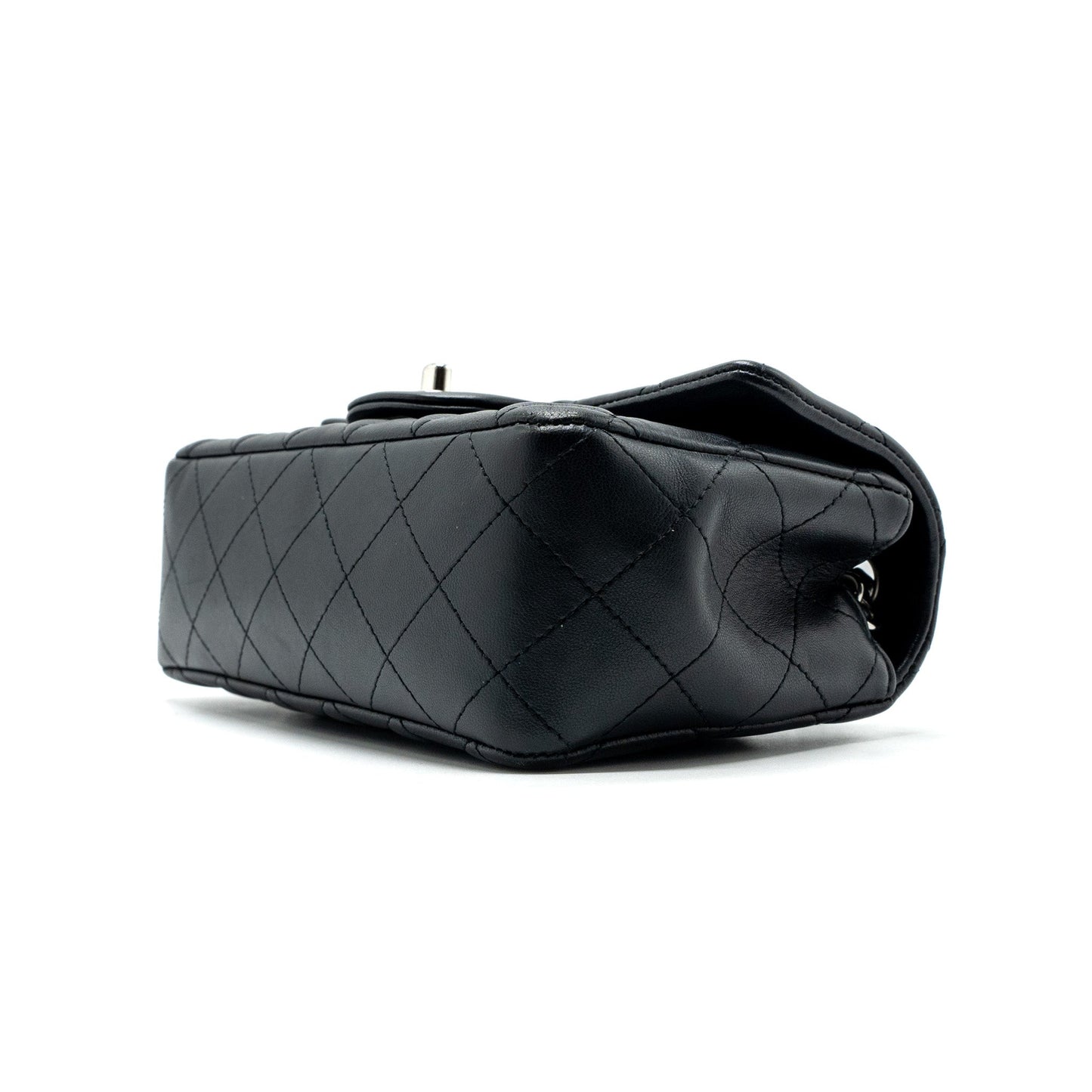 Chanel Classic Mini Rectangular Flap Bag Lambskin Black