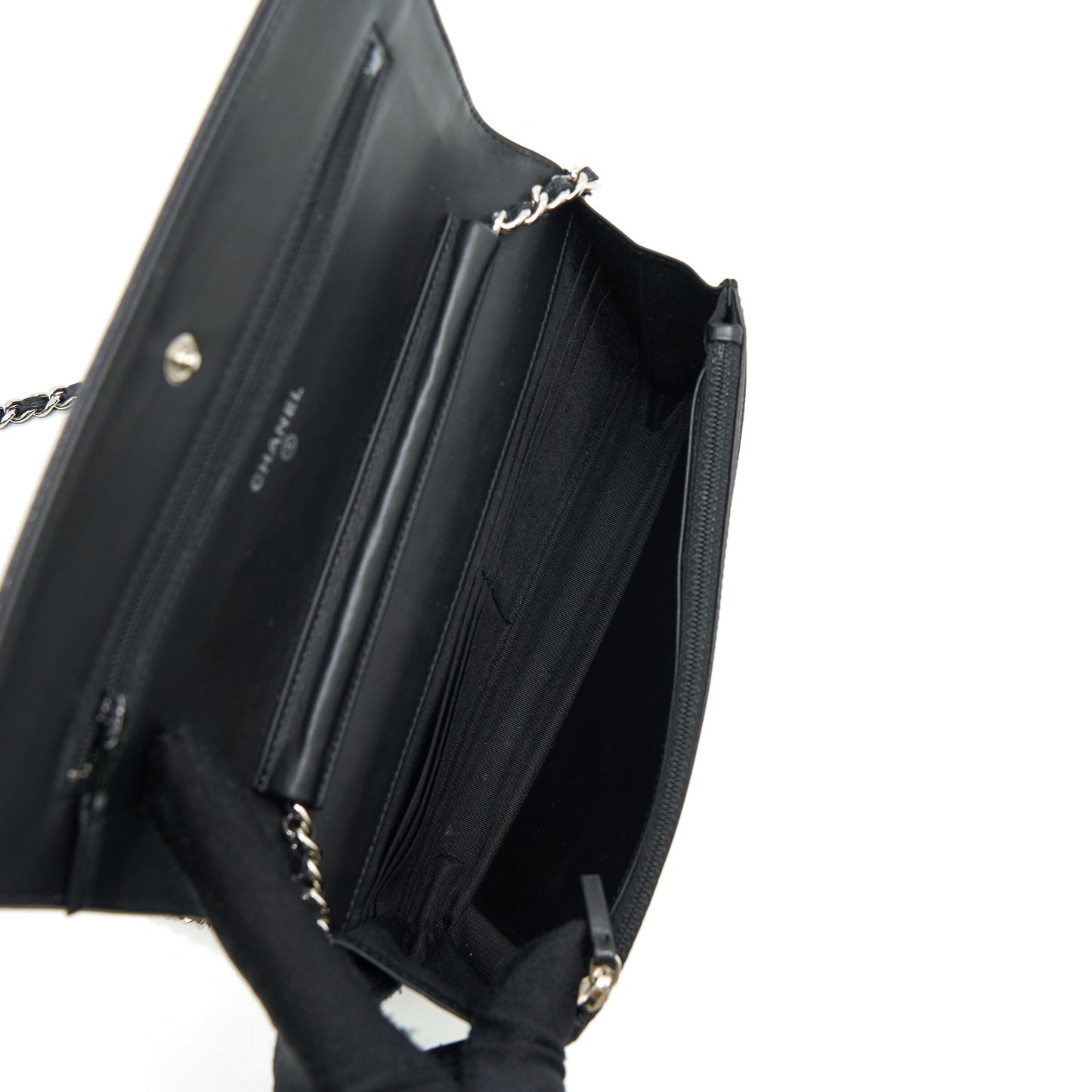 Chanel Wallet On Chain Caviar Black