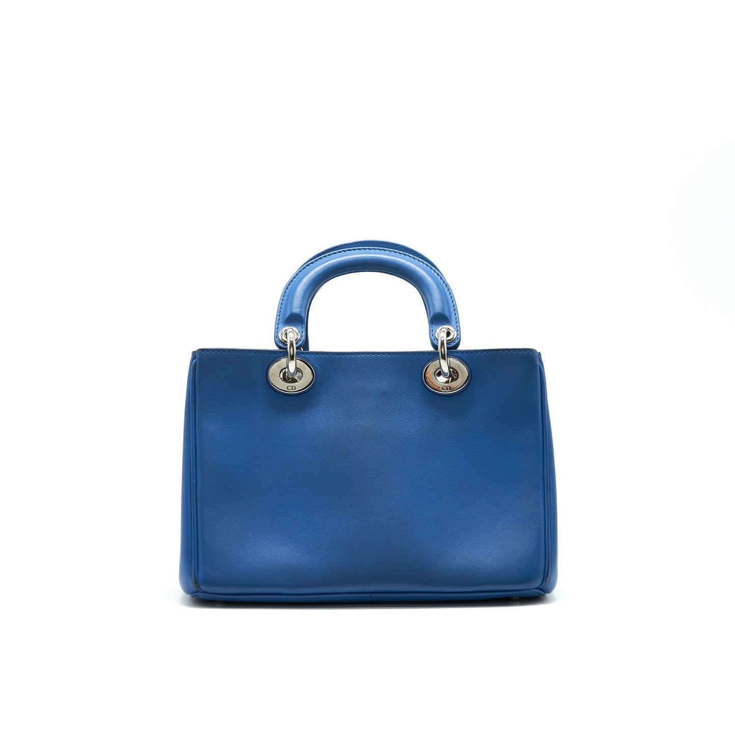 Dior Mini Diorissimo Purse Blue/ Brown with