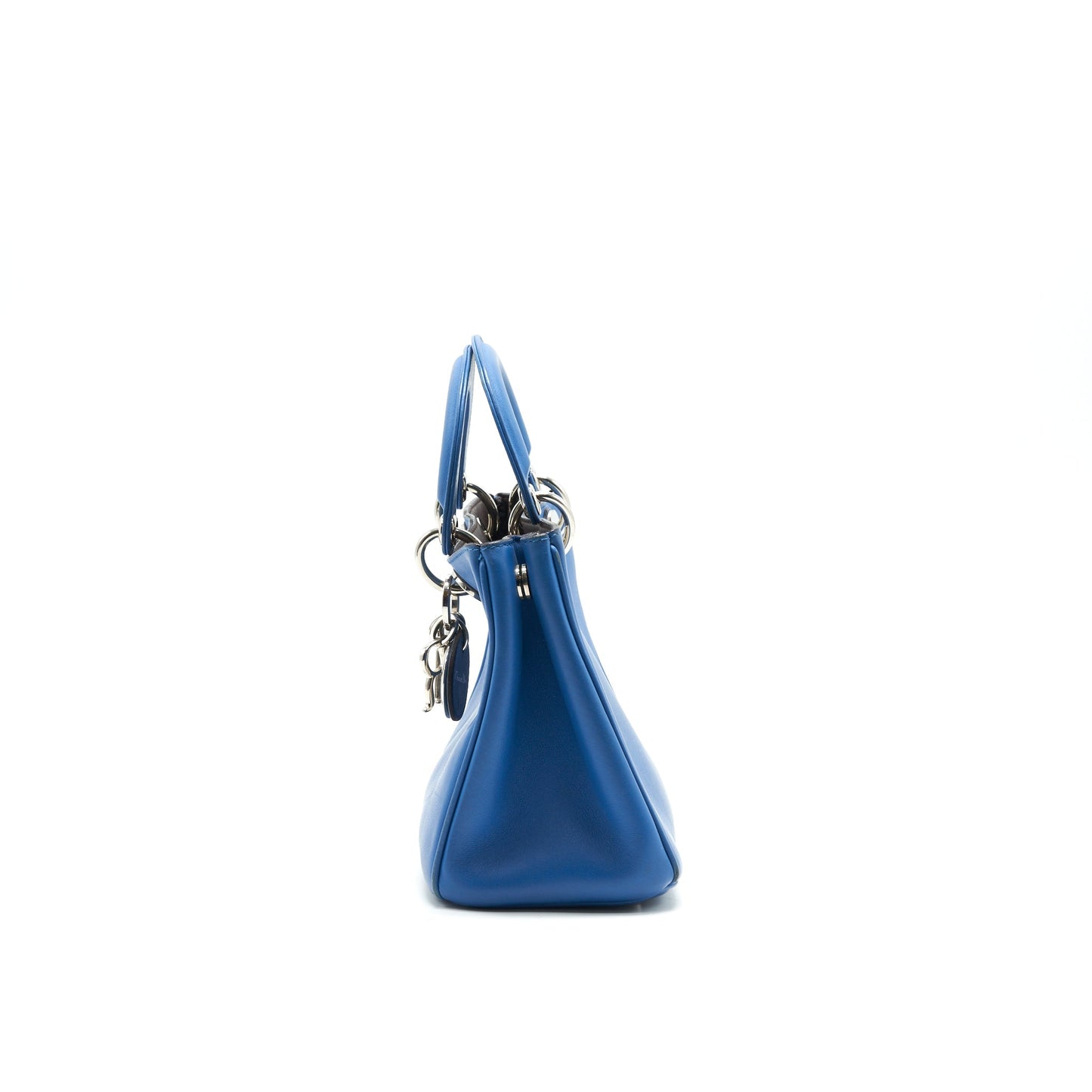 Dior Mini Diorissimo Purse Blue/ Brown with