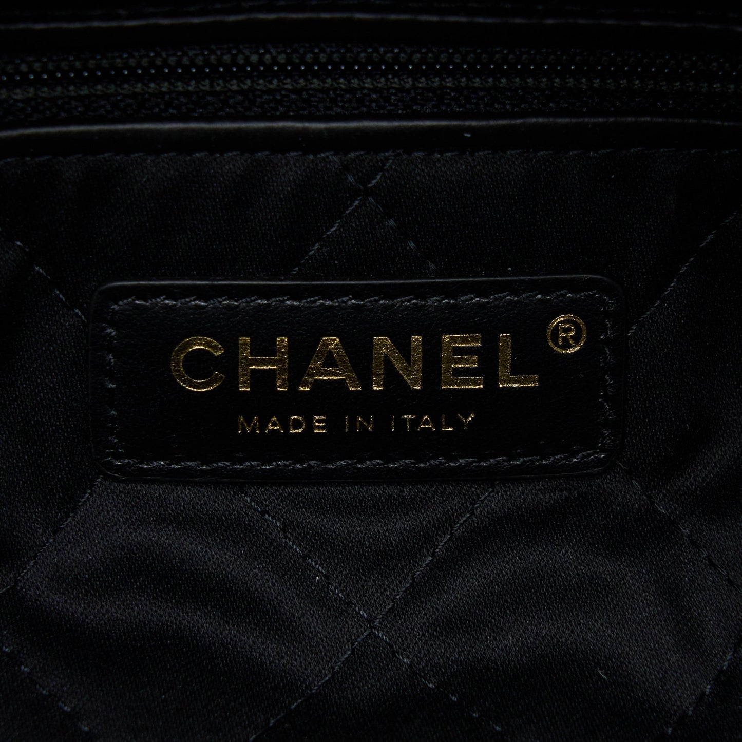 Chanel Small 22 Bag white letter Shiny Calfskin  (Microchip)