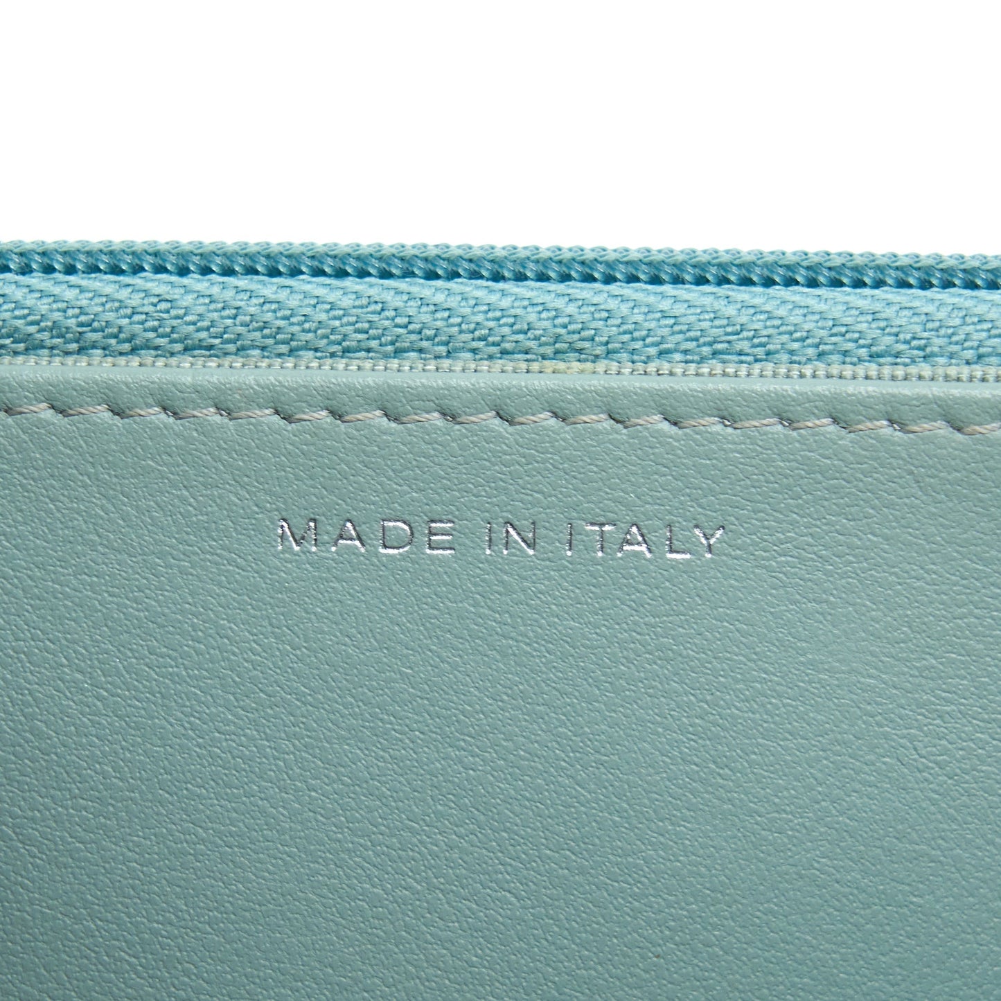 Chanel Wallet On Chain Caviar Light Blue