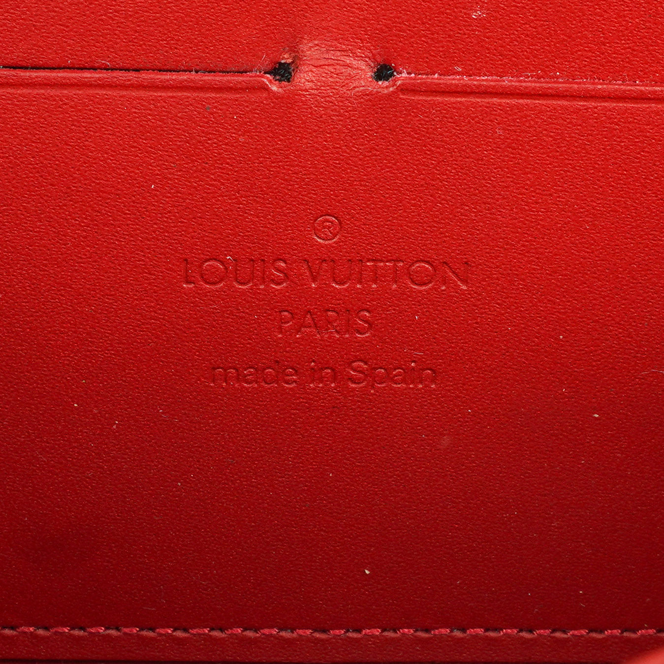 Louis Vuitton Pomme D'Amour Vernis Zippy Wallet, 2012