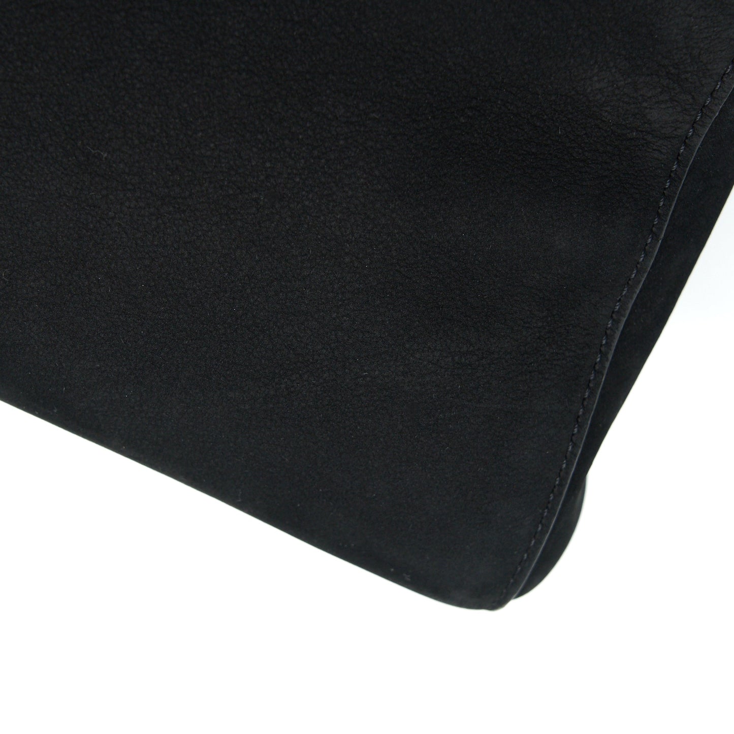 Chanel Suede Leather Tote Bag Black L