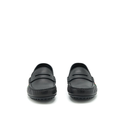 Gucci Size 5 Men?s Leather Loafer Black