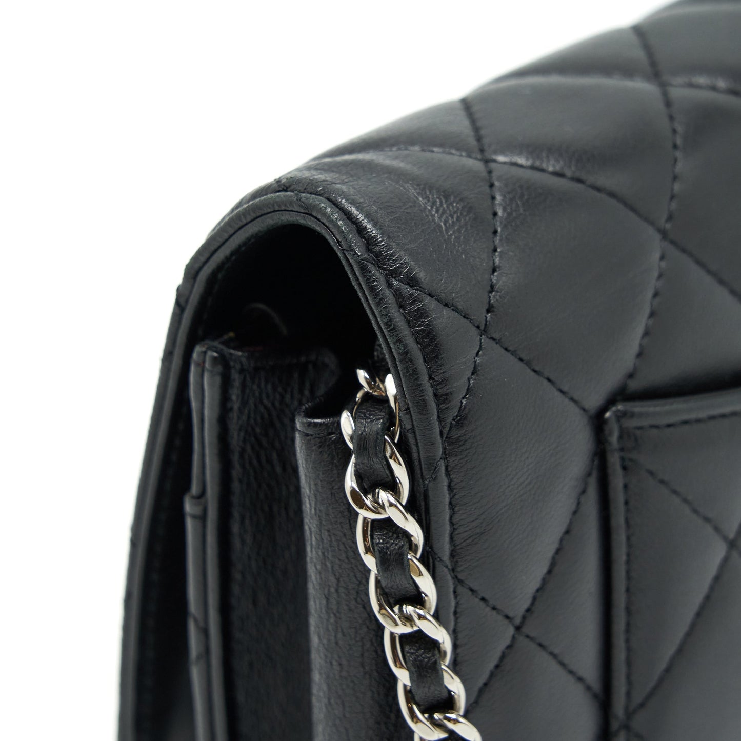 Chanel Wallet On Chain Lambskin Black
