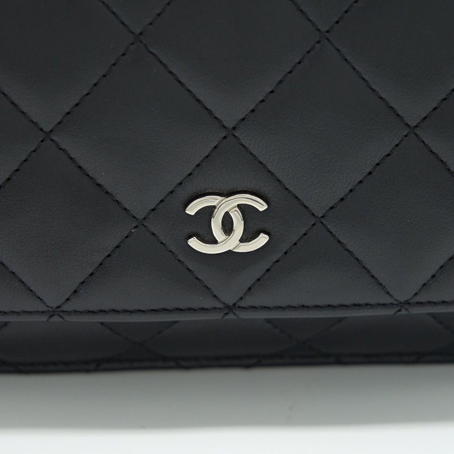 Chanel Wallet On Chain Lambskin Black