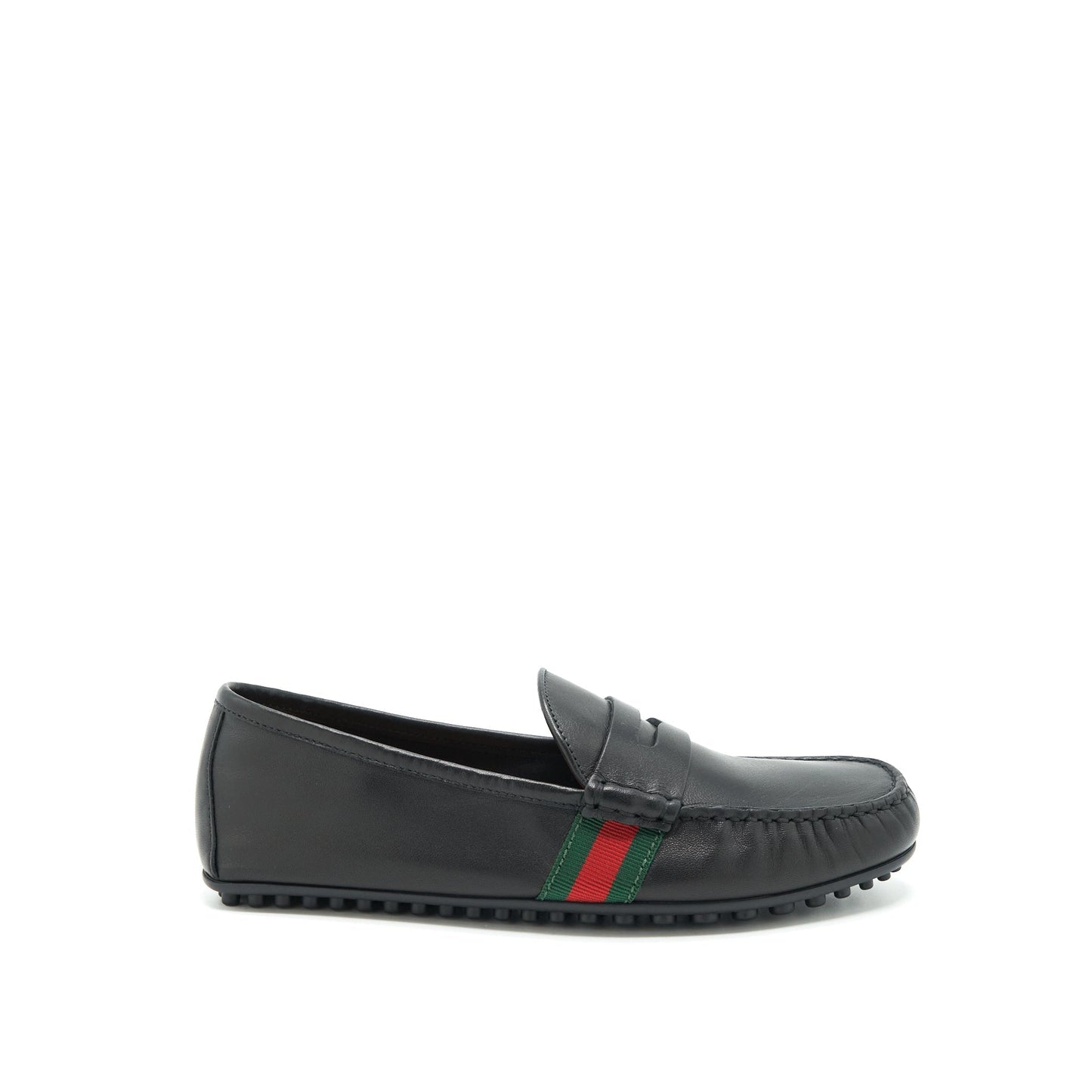 Gucci Size 5 Men?s Leather Loafer Black