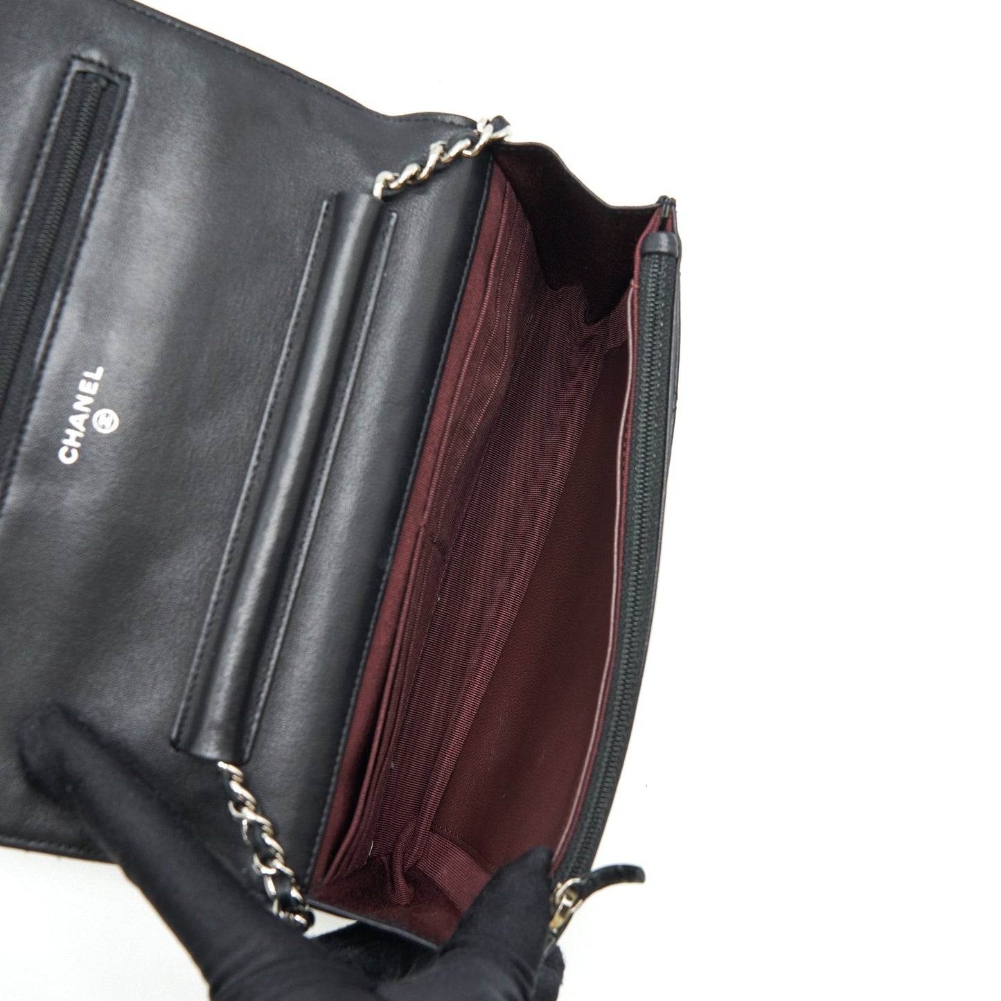 Chanel Wallet On Chain Lambskin Black