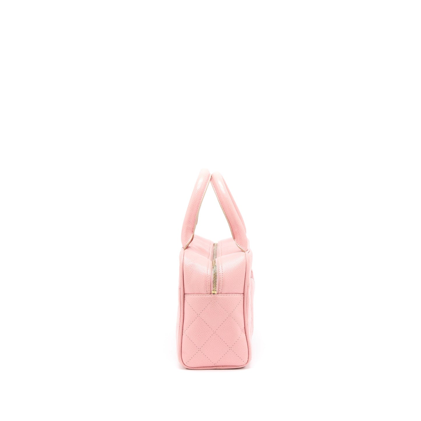 Chanel  Bowling Bag Caviar Light Pink L