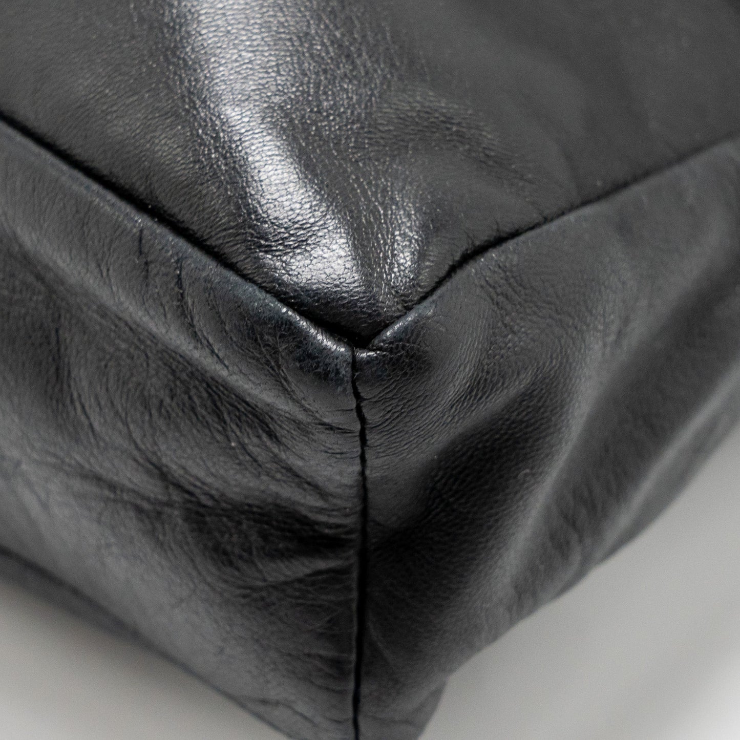 Chanel Tie on Girl Bag Lambskin Black