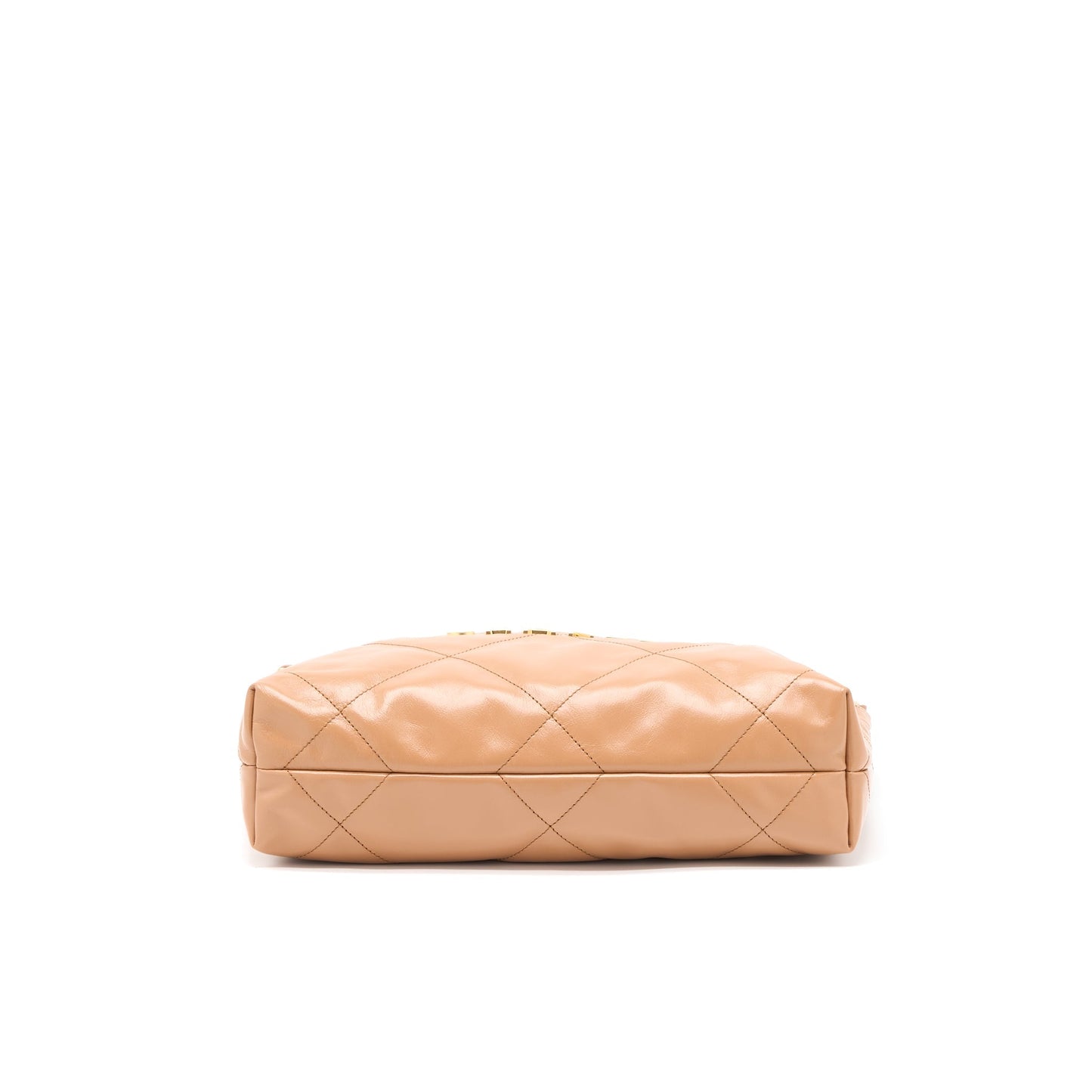 Chanel Small 22 Bag Shiny Calfskin Caramel  (Microchip)