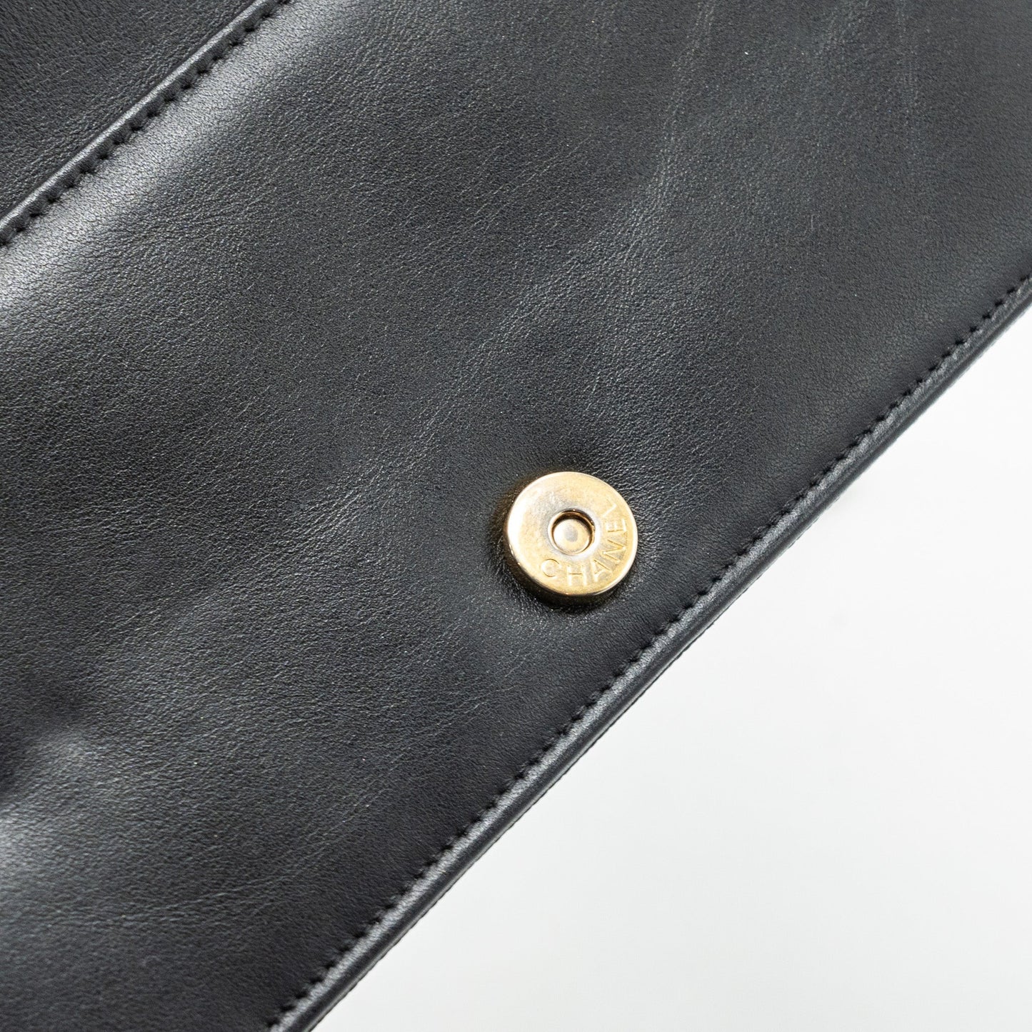 Chanel Boy Wallet On Chain Caviar Black