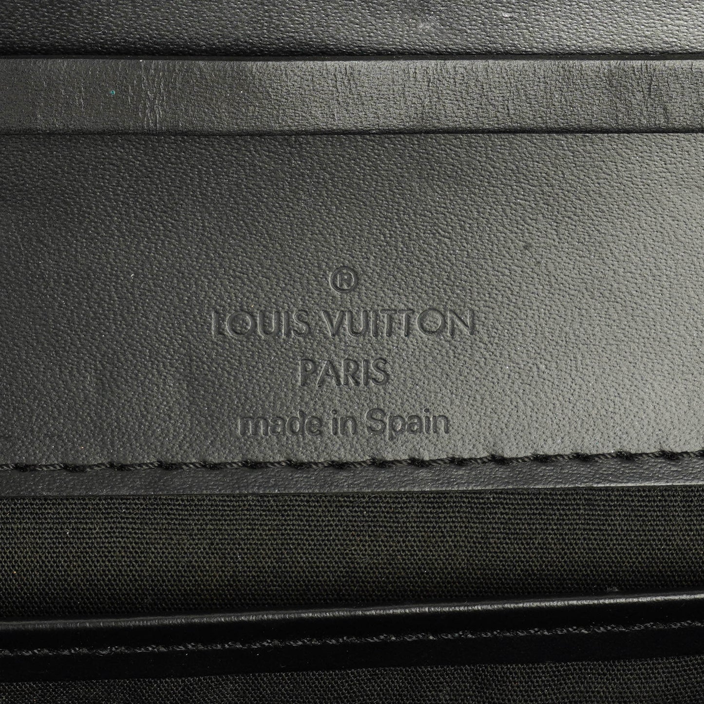 Louis Vuitton Black Epi Leather Honfleur Bag