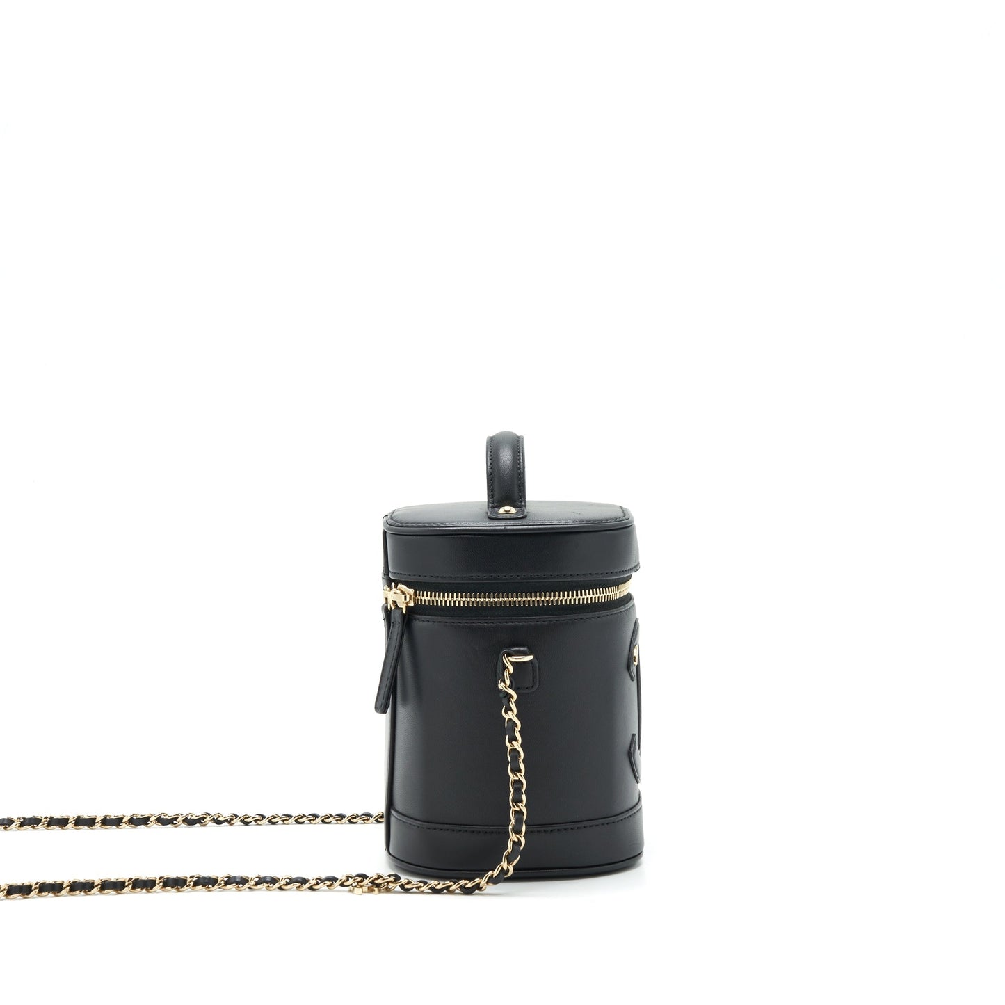 Chanel Vanity Case Lambskin Black L