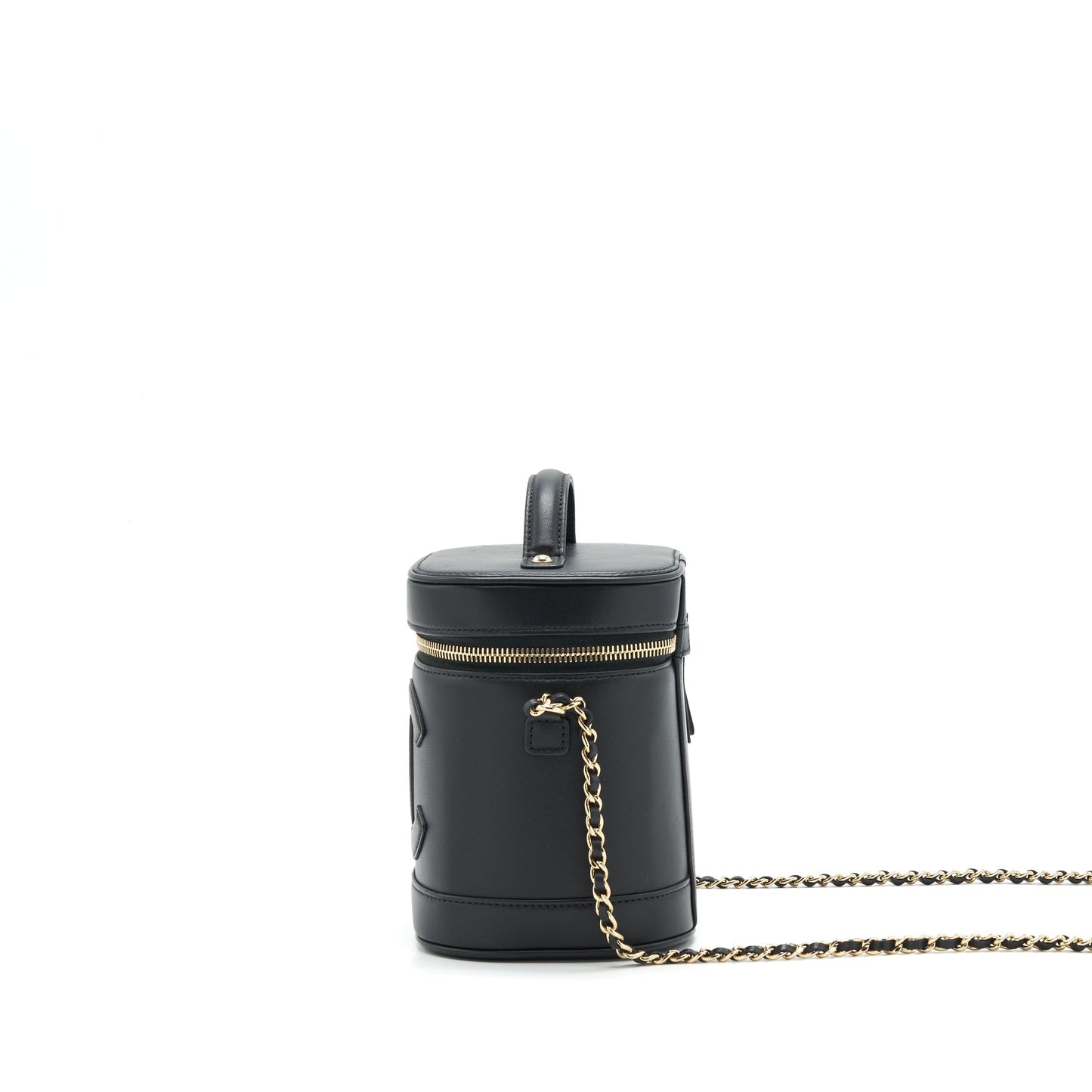 Chanel Vanity Case Lambskin Black L