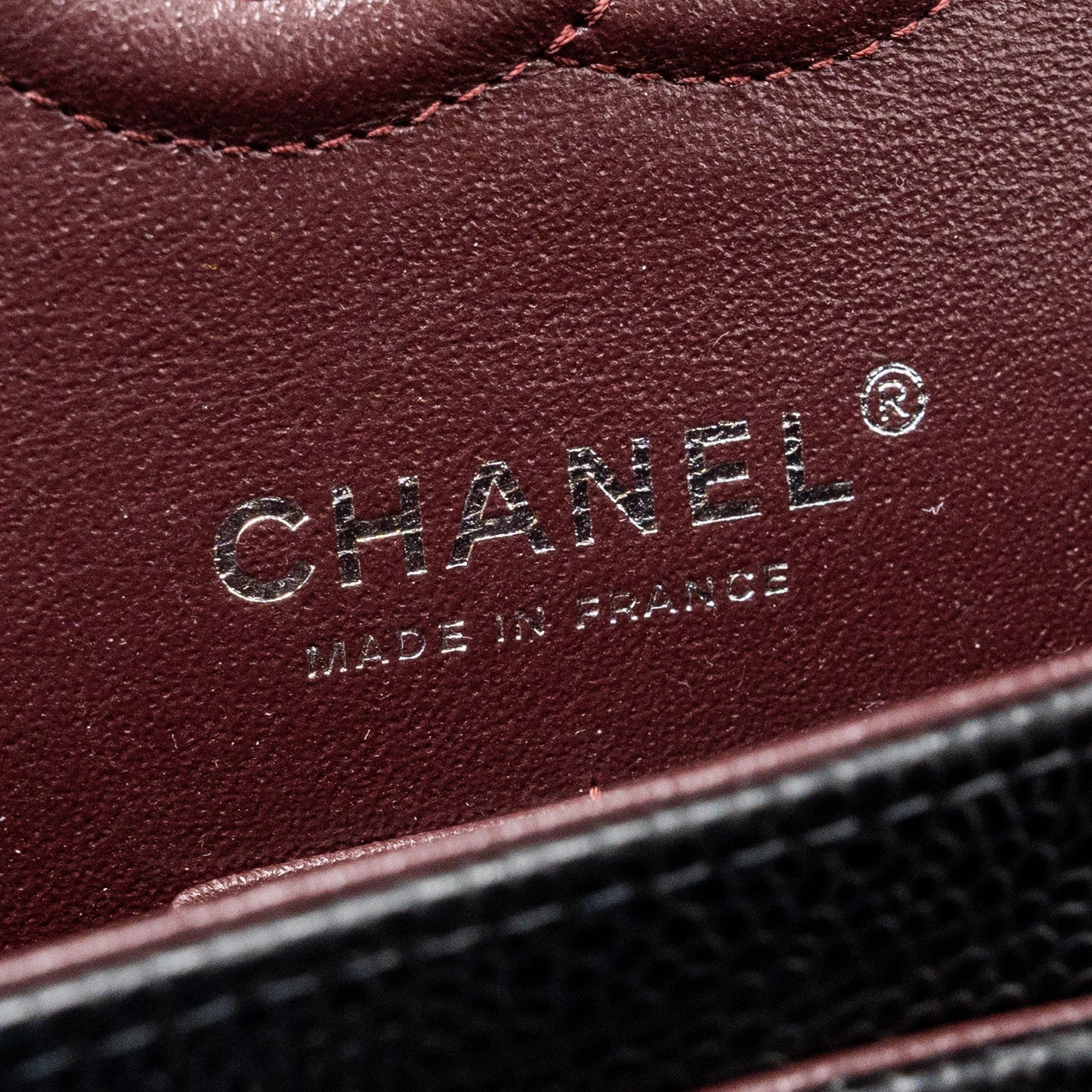 Chanel Small Classic Double Flap Bag Caviar Black  (microchip)
