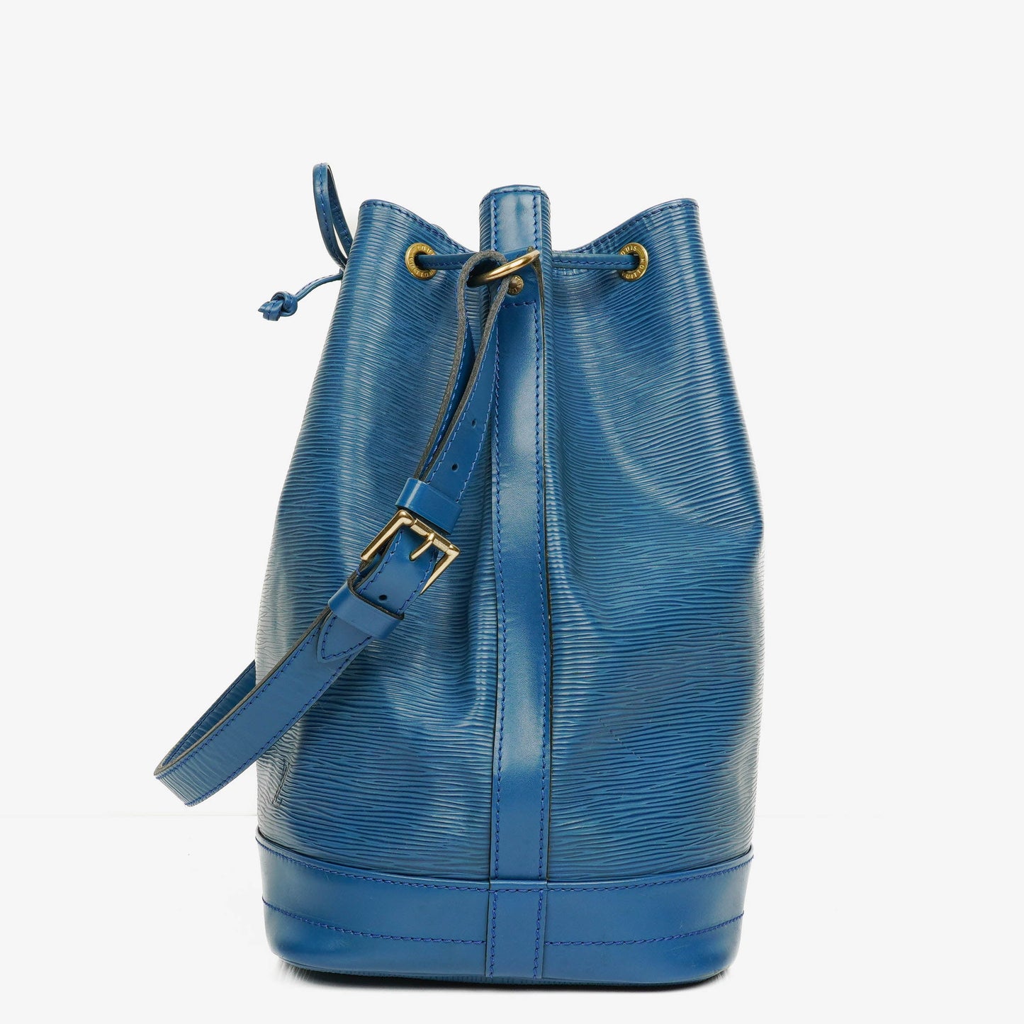 Louis Vuitton Noe Grande GM Blue Epi Leather Shoulder Bag