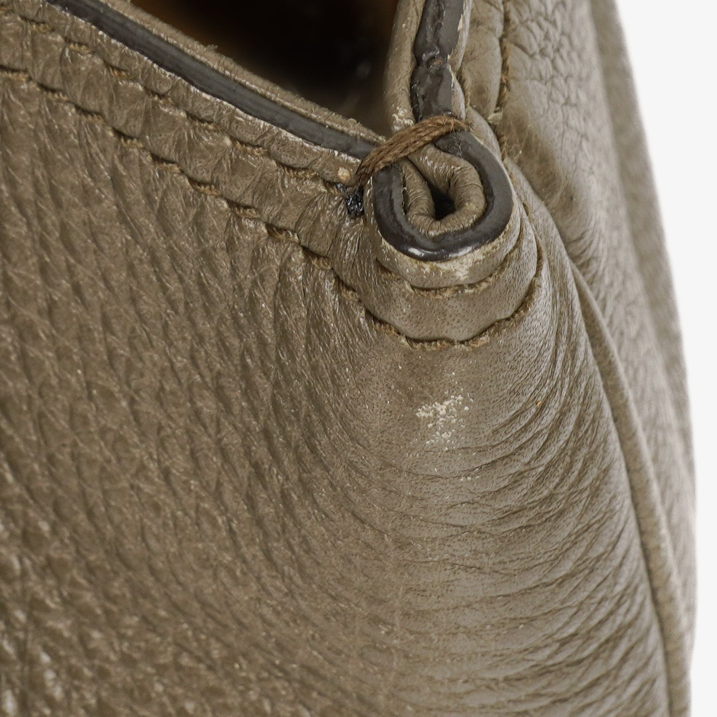 Gucci Pebbled Calfskin Bamboo Shopper Tote Bag