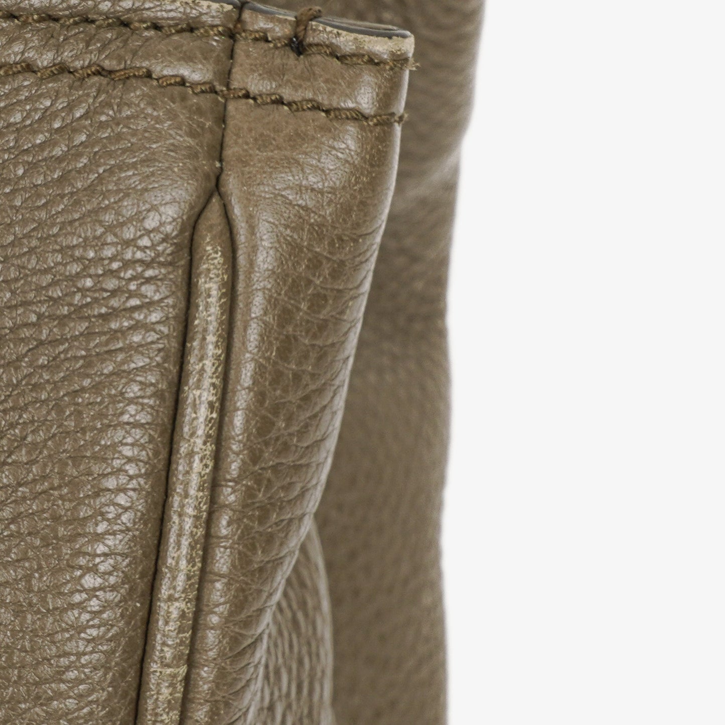 Gucci Pebbled Calfskin Bamboo Shopper Tote Bag