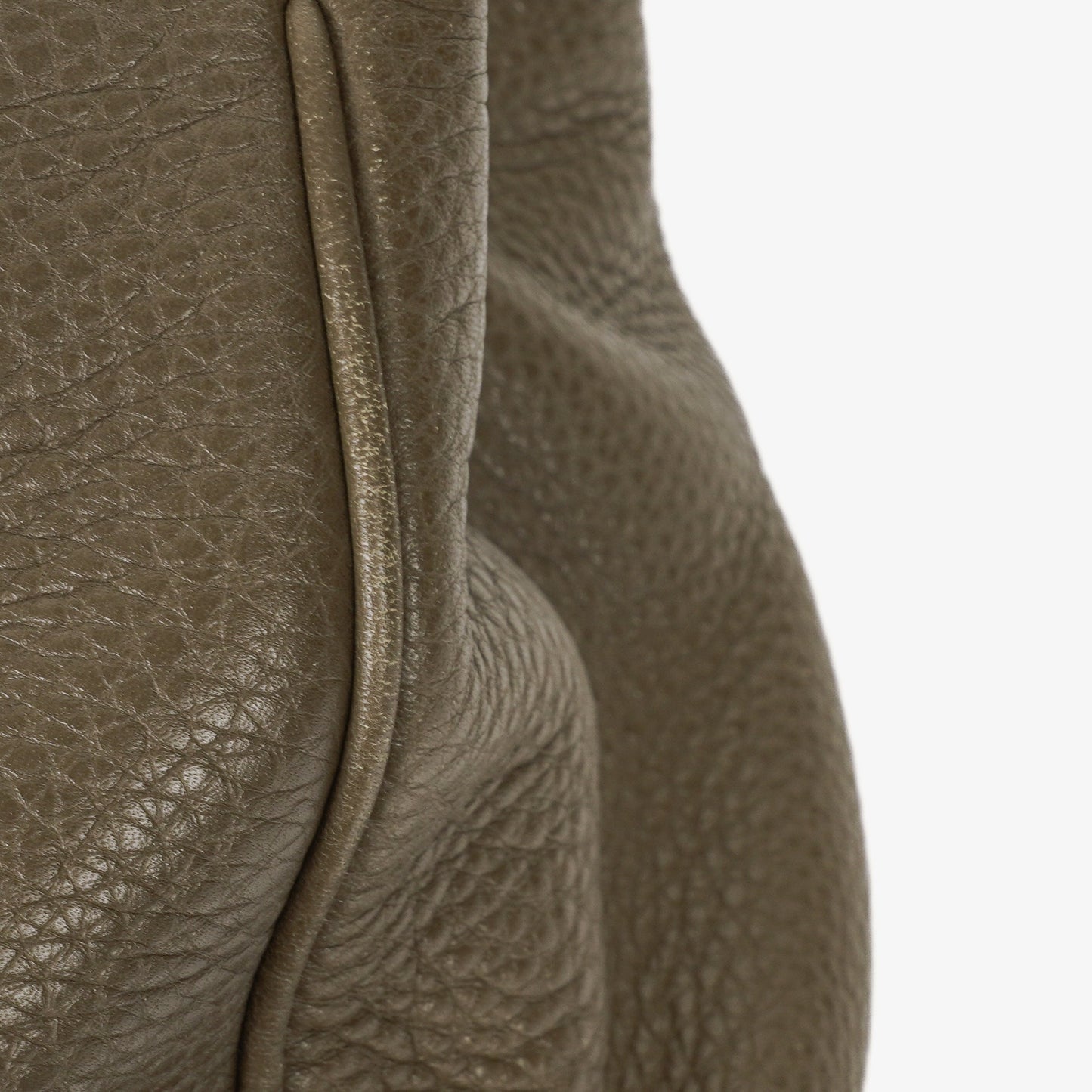 Gucci Pebbled Calfskin Bamboo Shopper Tote Bag