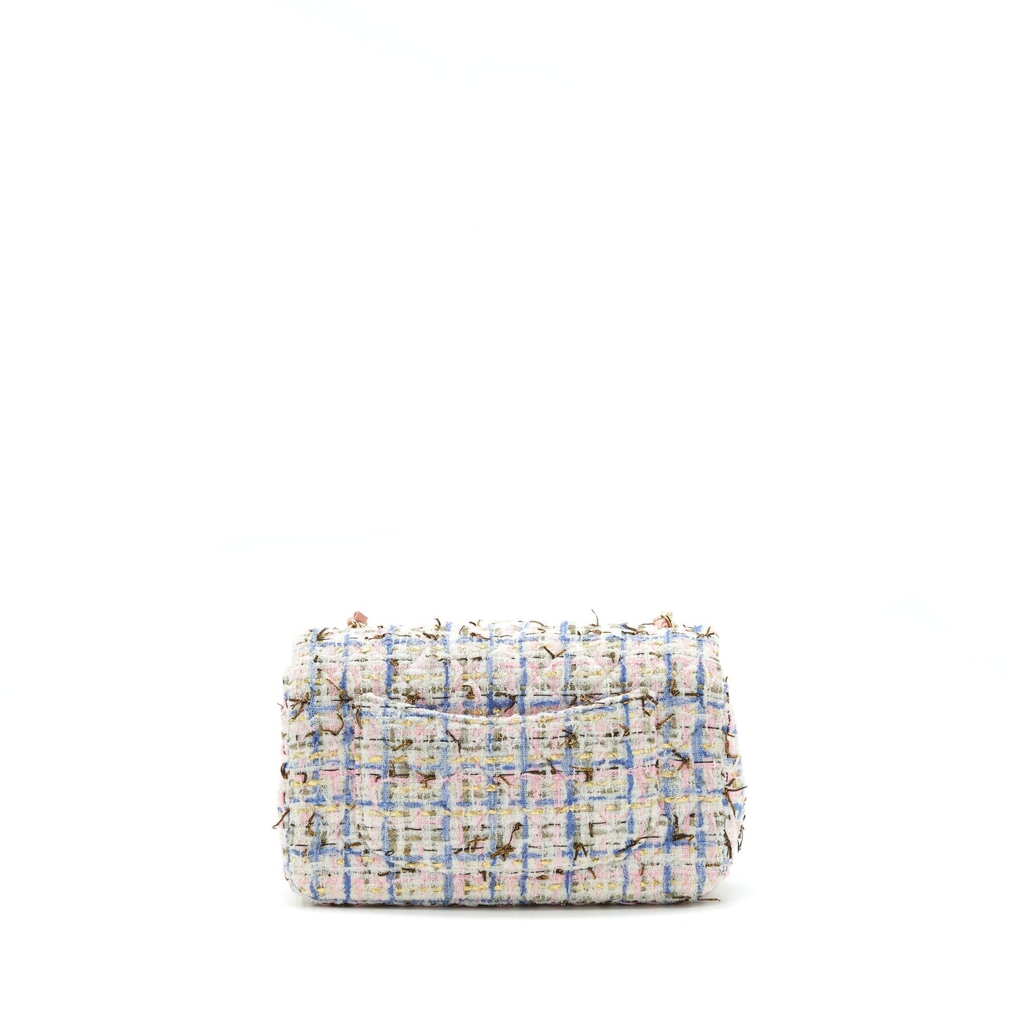 Chanel Mini Rectangular Flap Bag Tweed Multicolour L