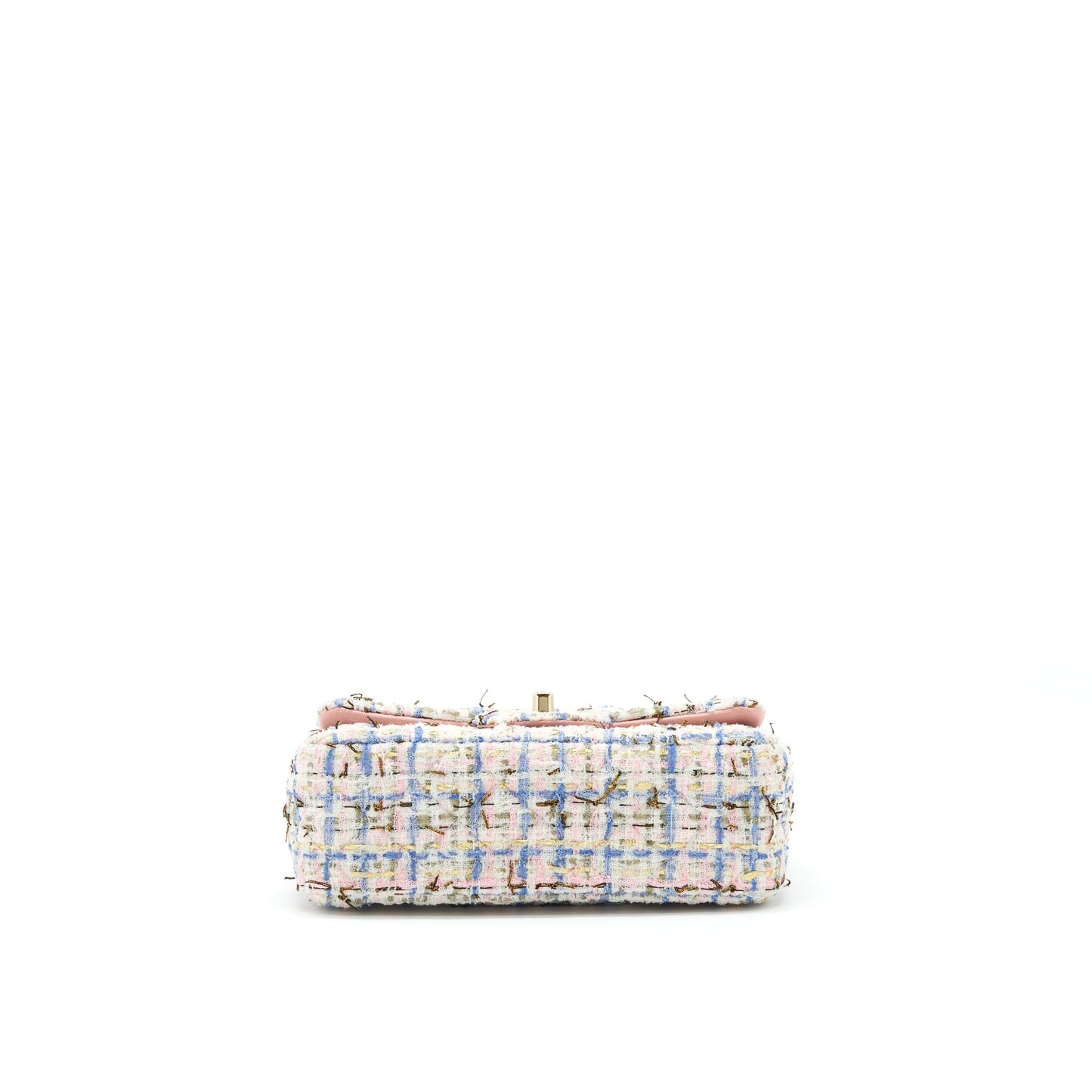 Chanel Mini Rectangular Flap Bag Tweed Multicolour L