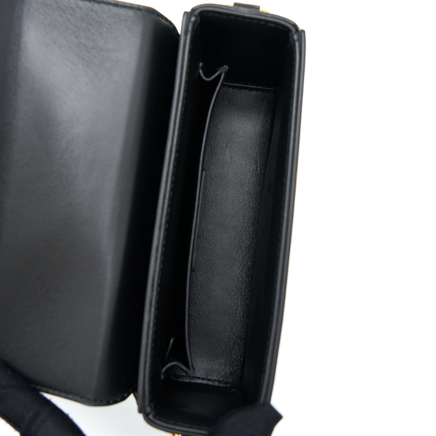 Dior 30 Montaigne Mini Box Purse Lambskin Black