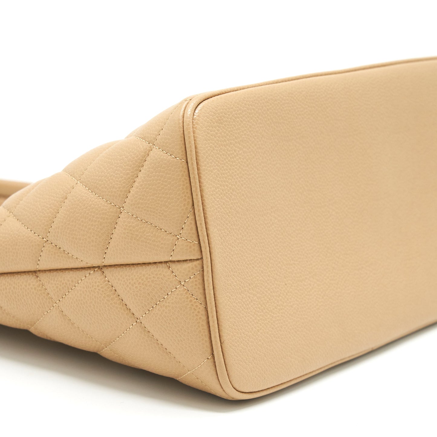 Chanel  Medallion Tote Bag Caviar Beige